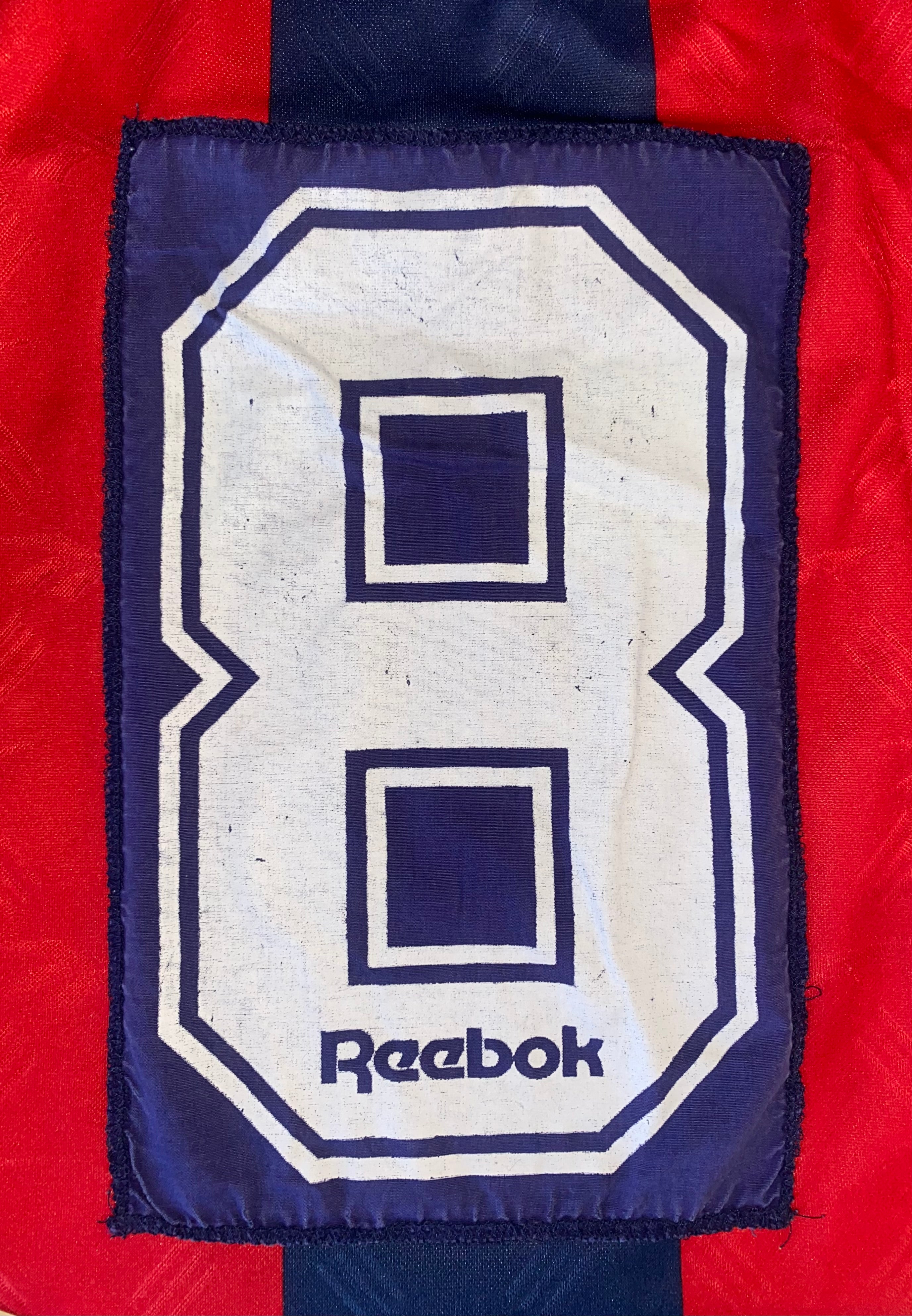 1994/9﻿5 BOLTON WANDERERS MATCH WORN SHIRT RICHARD SNEEKES #8