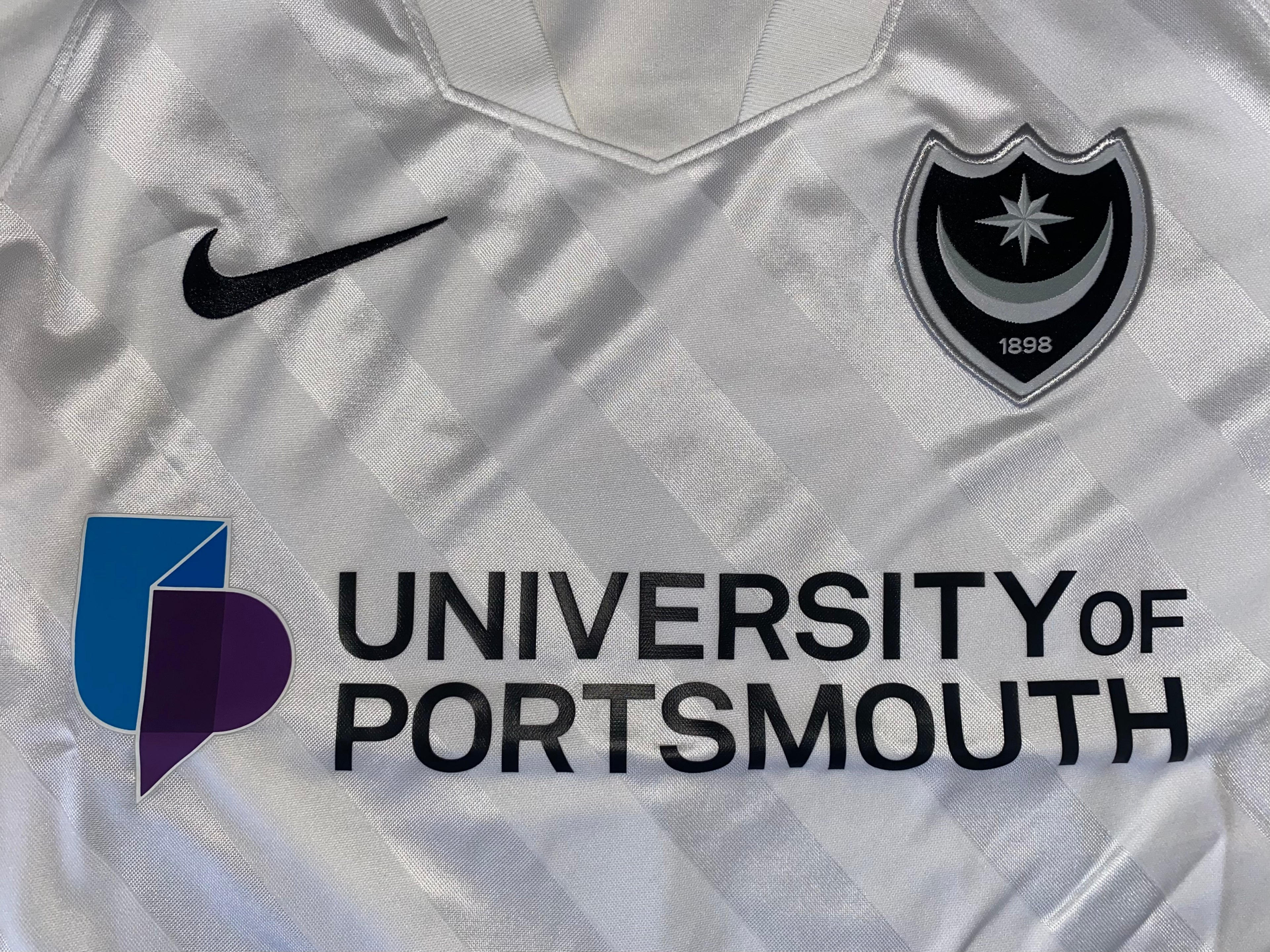 2020/21 PORTSMOUTH MATCH WORN AWAY SHIRT (MORRIS #17 CARABAO CUP V BRIGHTON HA)