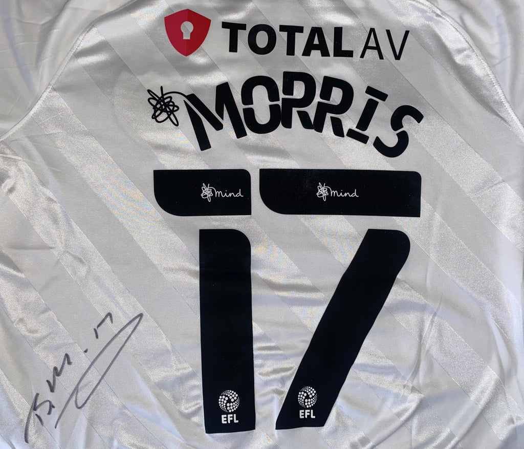 2020/21 PORTSMOUTH MATCH WORN AWAY SHIRT (MORRIS #17 CARABAO CUP V BRIGHTON HA)