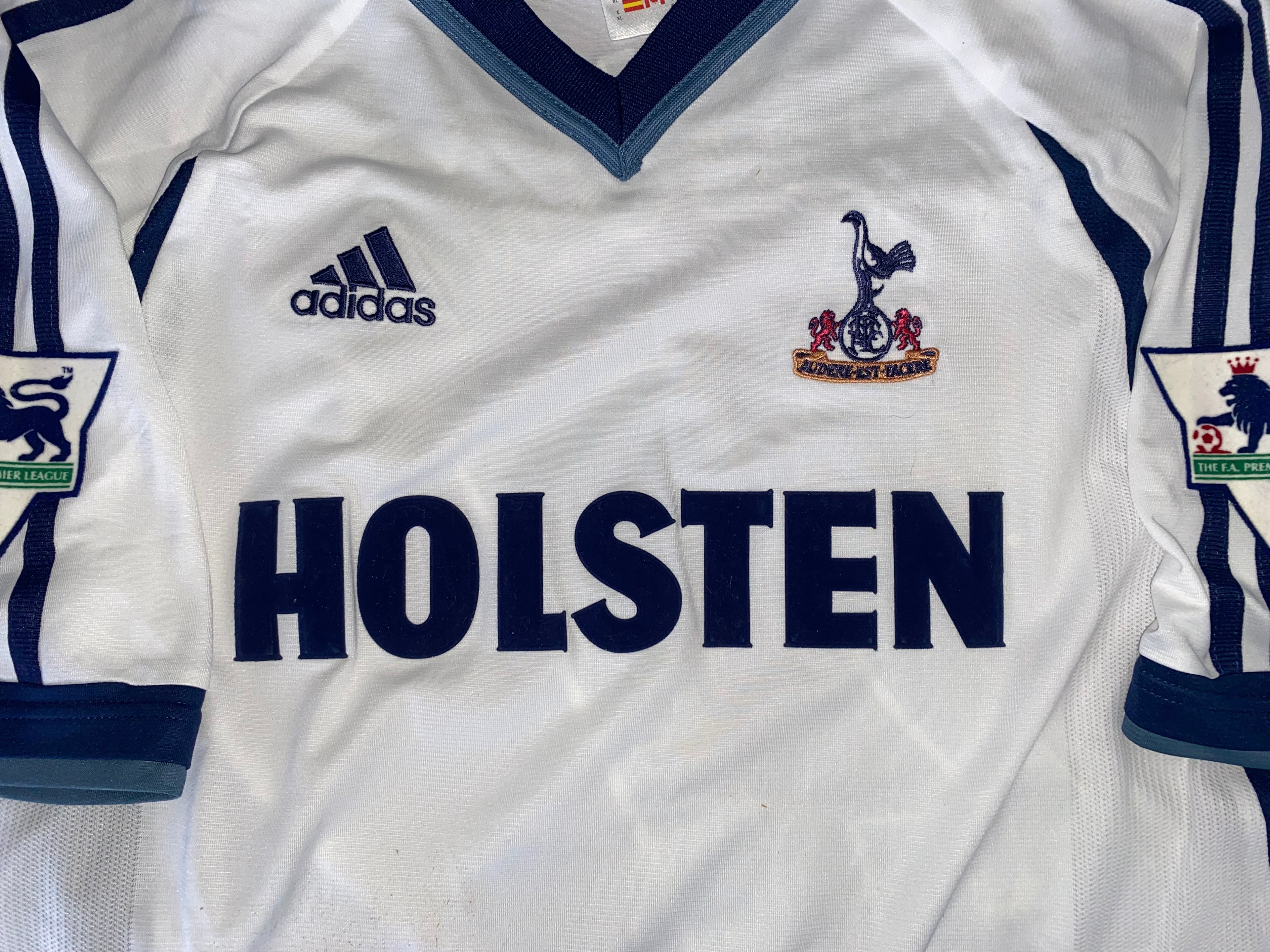 2001/02 TOTTENHAM HOTSPUR MATCH ISSUE HOME SHIRT (FERGUSON #27)