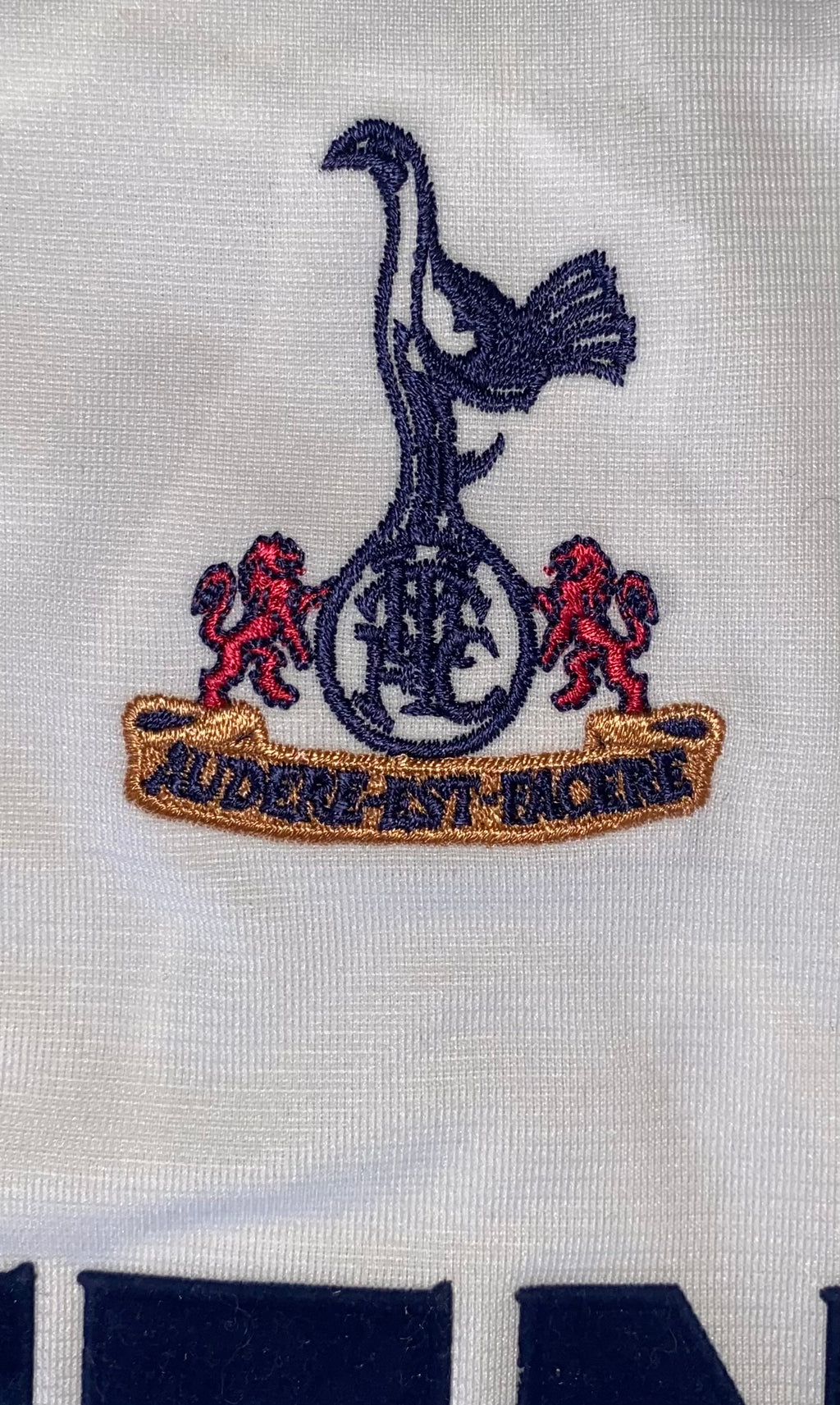 2001/02 TOTTENHAM HOTSPUR MATCH ISSUE HOME SHIRT (FERGUSON #27)