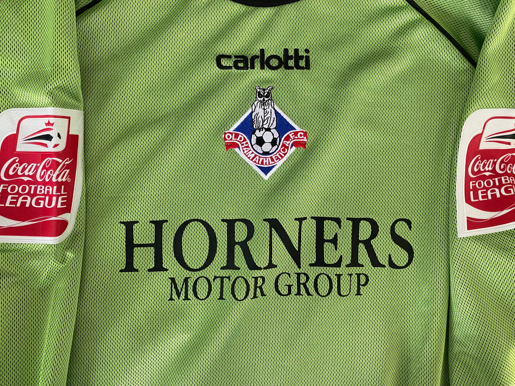 2004/05 OLDHAM ATHLETIC MATCH WORN GOALKEEPERS SHIRT (BOSSU #13)