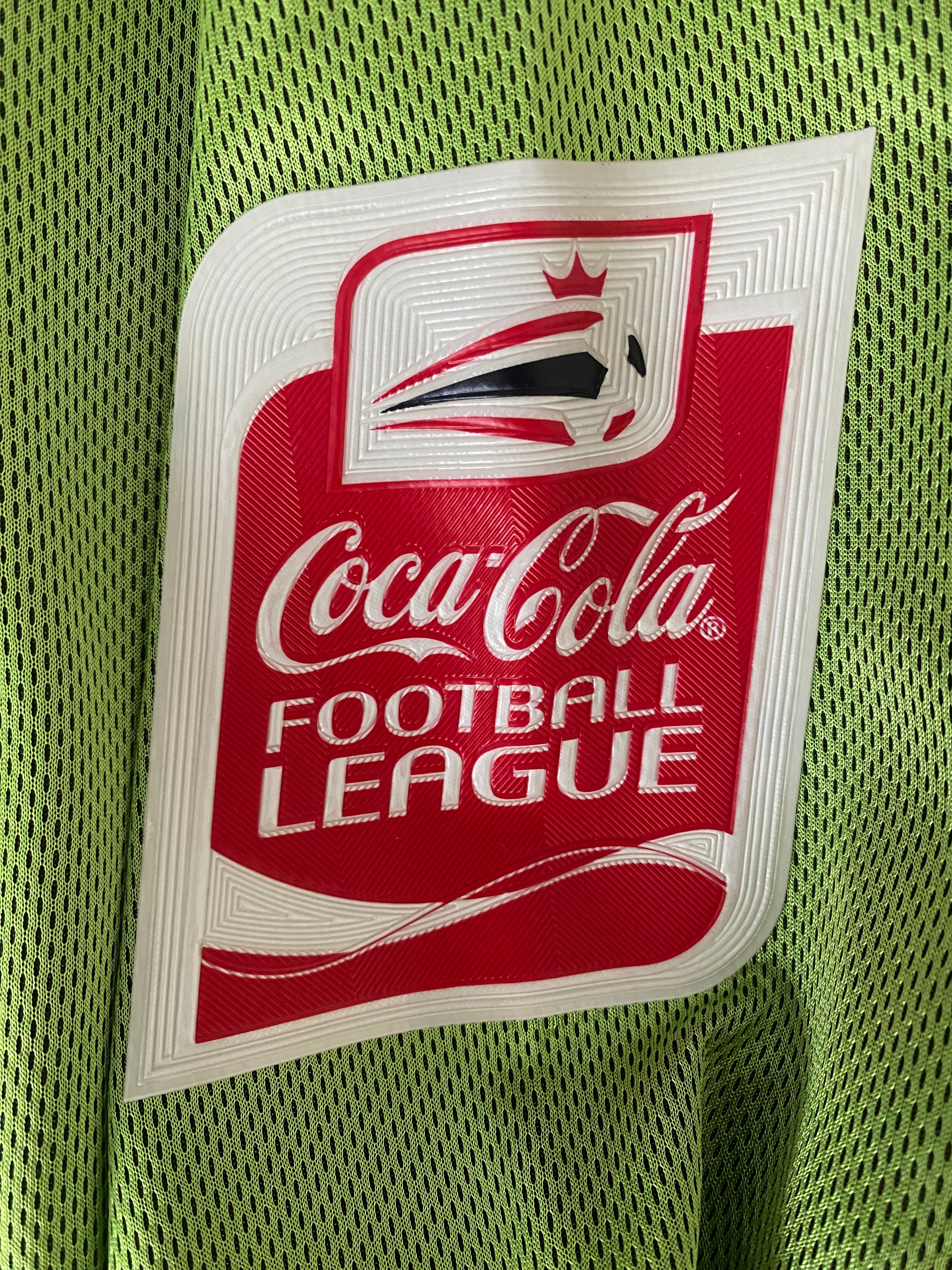 2004/05 OLDHAM ATHLETIC MATCH WORN GOALKEEPERS SHIRT (BOSSU #13)