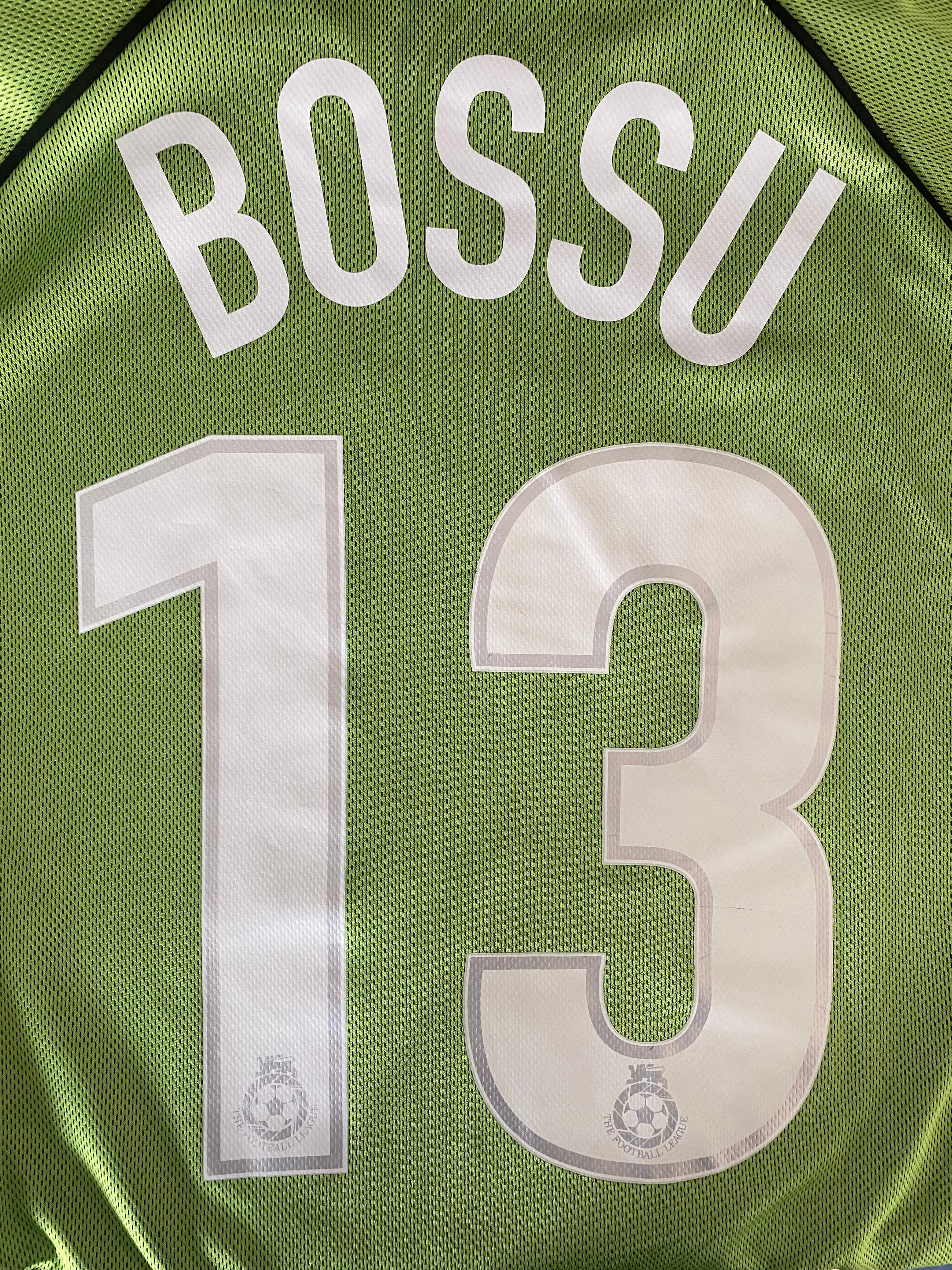 2004/05 OLDHAM ATHLETIC MATCH WORN GOALKEEPERS SHIRT (BOSSU #13)
