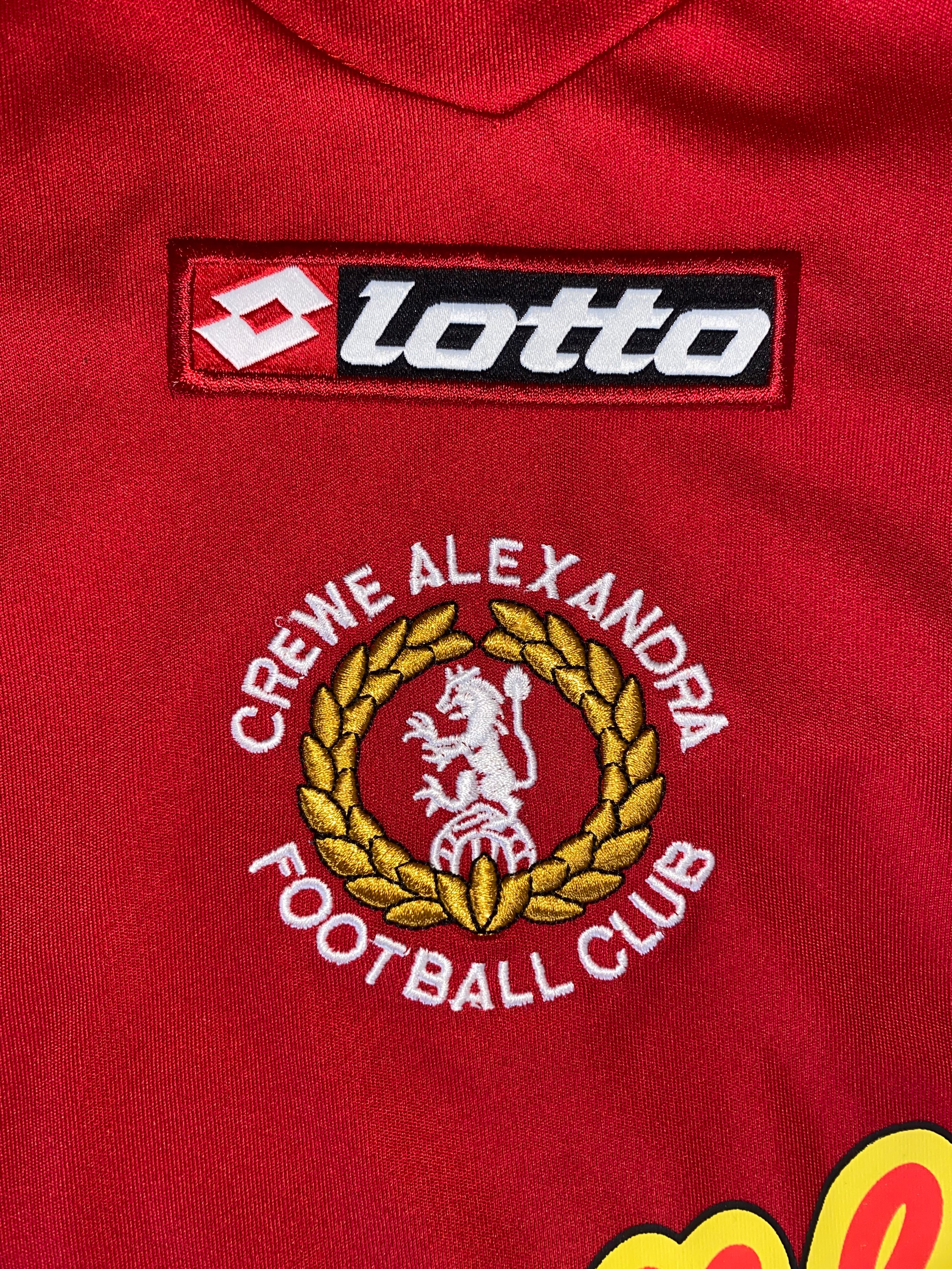 2008/09 CREWE ALEXANDRA MATCH WORN HOME SHIRT (McCREADY #14)