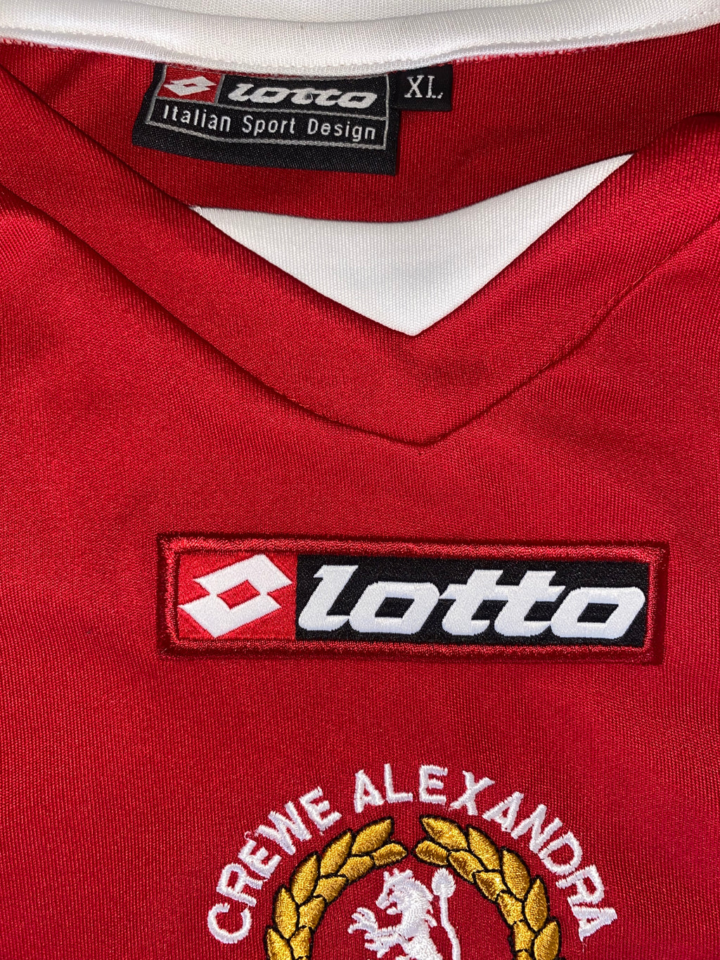 2008/09 CREWE ALEXANDRA MATCH WORN HOME SHIRT (McCREADY #14)