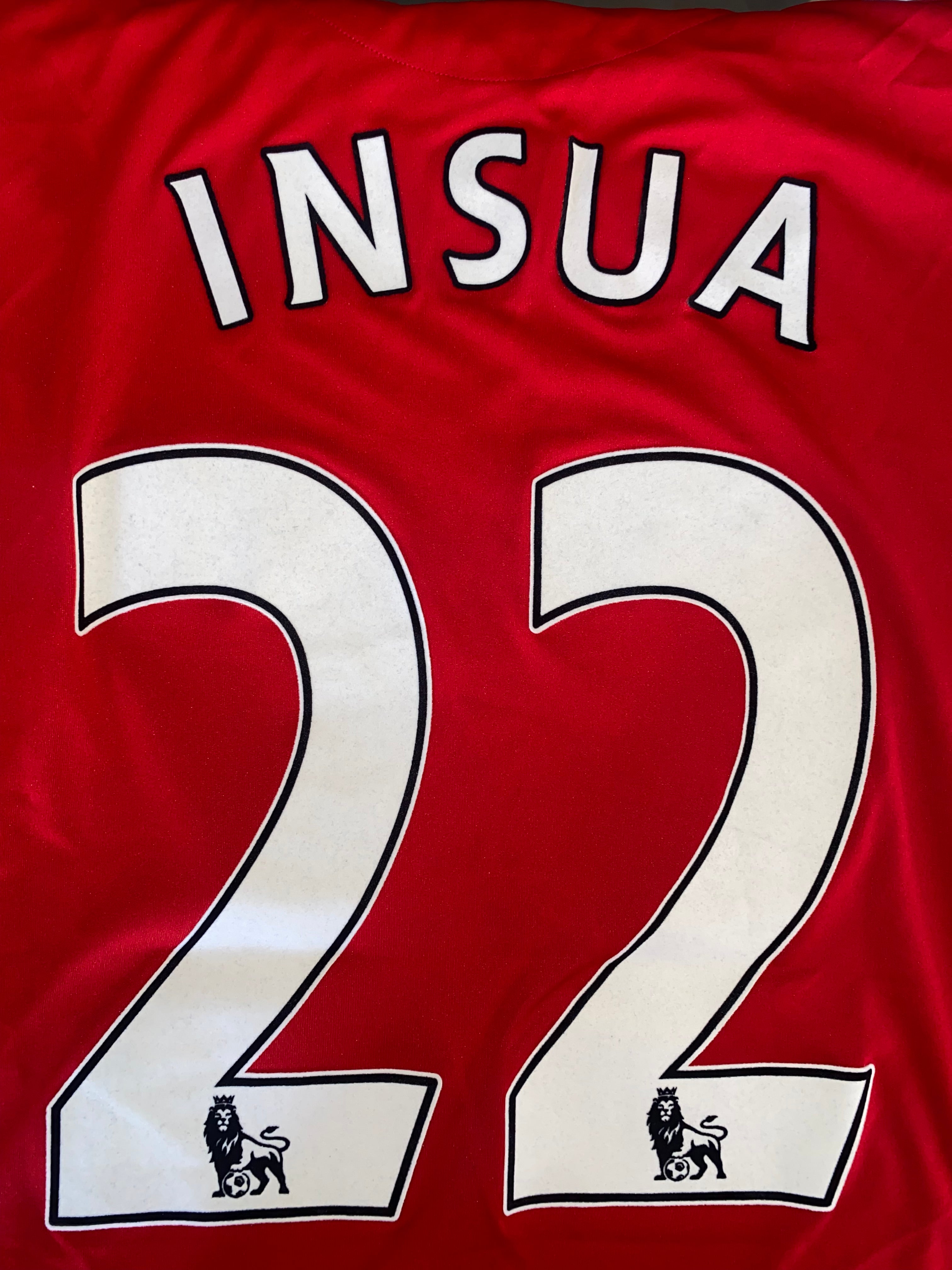 2009/10 LIVERPOOL MATCH ISSUE HOME SHIRT (INSUA #22)