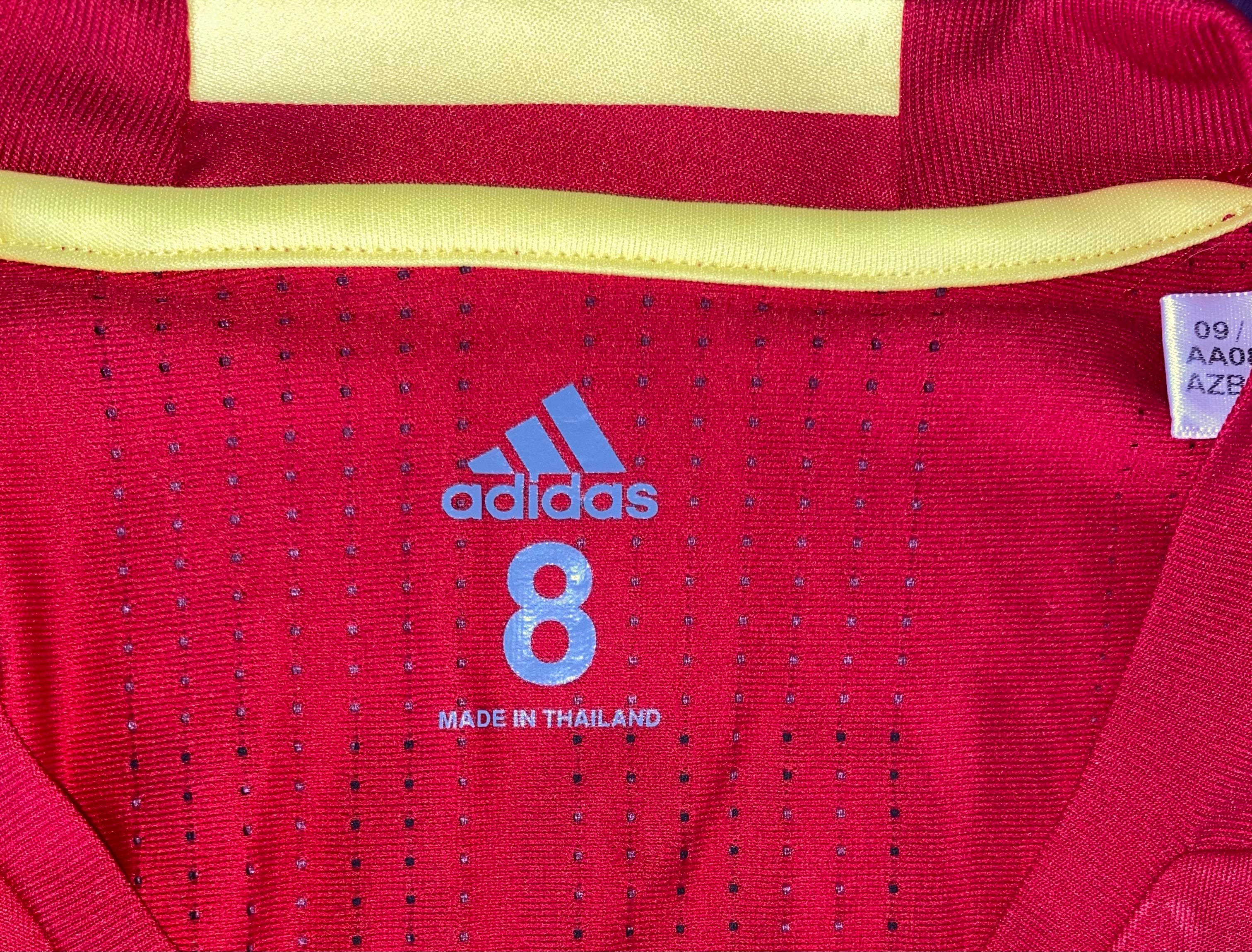 2016 SPAIN MATCH ISSUE HOME SHIRT ( #7 MORATA V TURKEY EURO 2016)