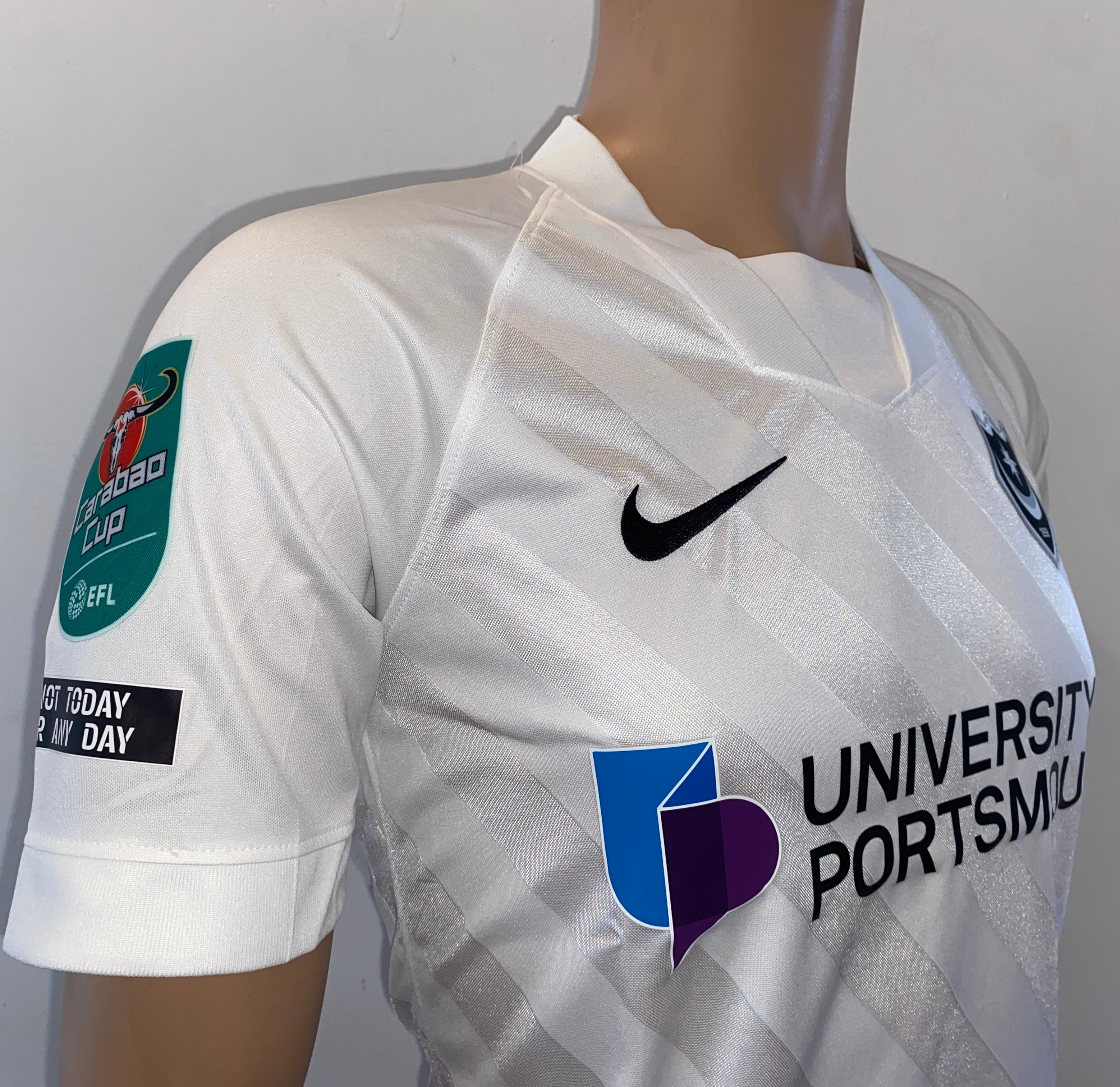 2020/21 PORTSMOUTH MATCH WORN AWAY SHIRT (MORRIS #17 CARABAO CUP V BRIGHTON HA)