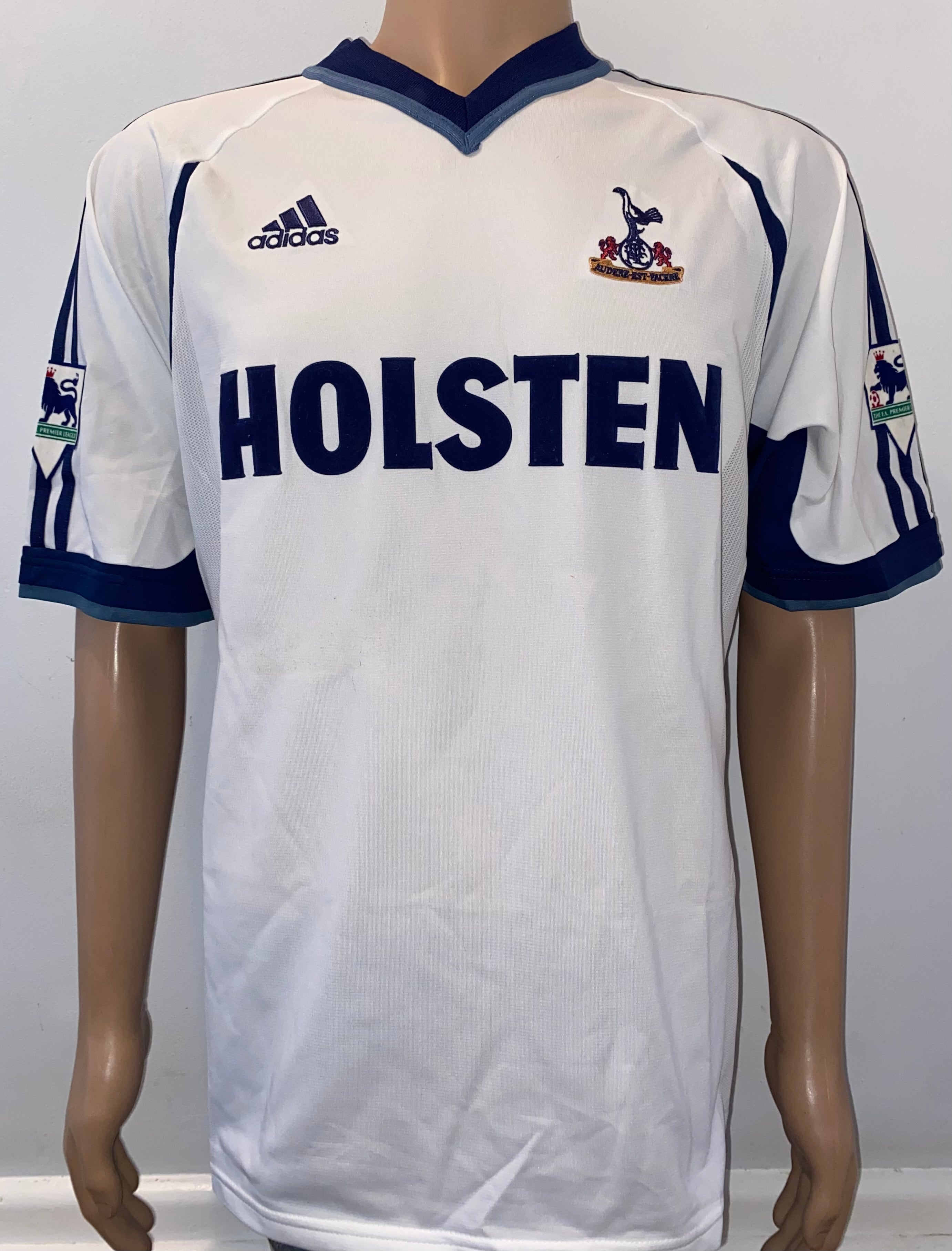 2001/02 TOTTENHAM HOTSPUR MATCH ISSUE HOME SHIRT (FERGUSON #27)