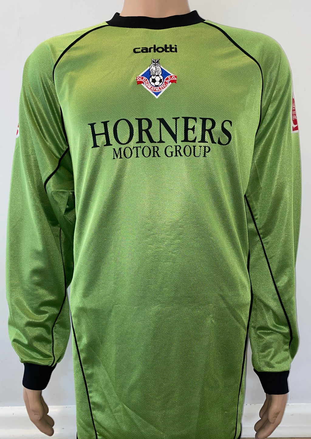 2004/05 OLDHAM ATHLETIC MATCH WORN GOALKEEPERS SHIRT (BOSSU #13)