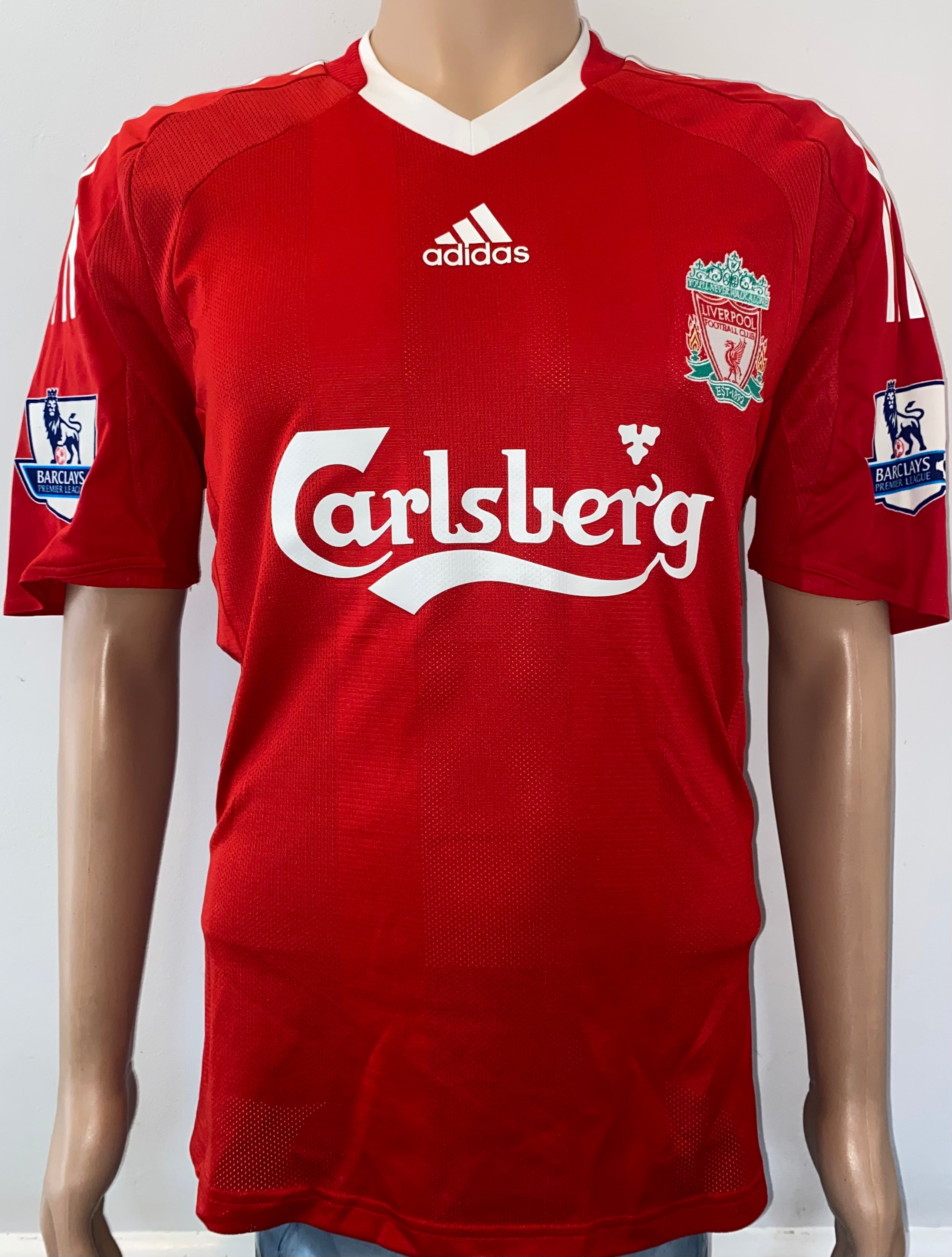 2009/10 LIVERPOOL MATCH ISSUE HOME SHIRT (INSUA #22)