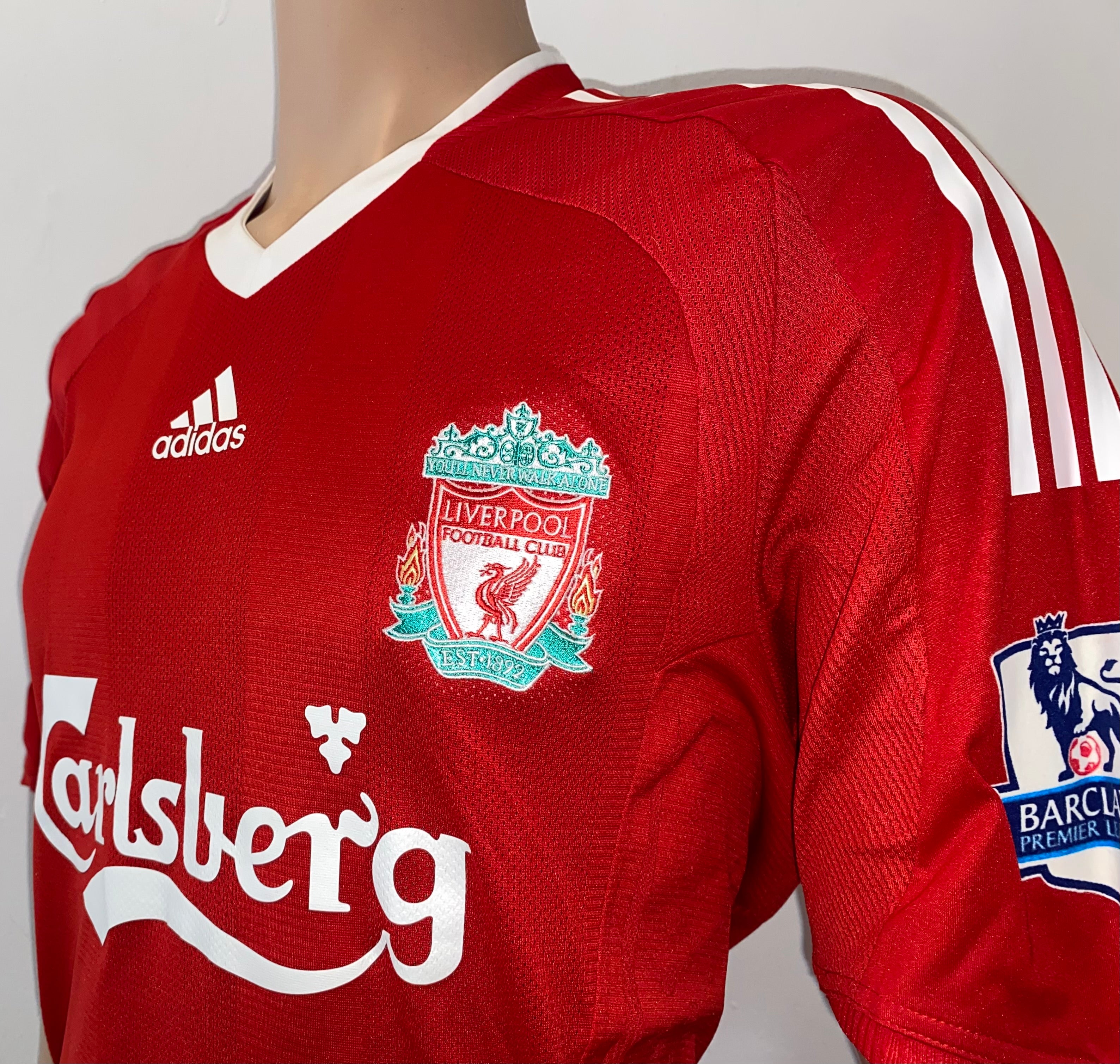2009/10 LIVERPOOL MATCH ISSUE HOME SHIRT (INSUA #22)