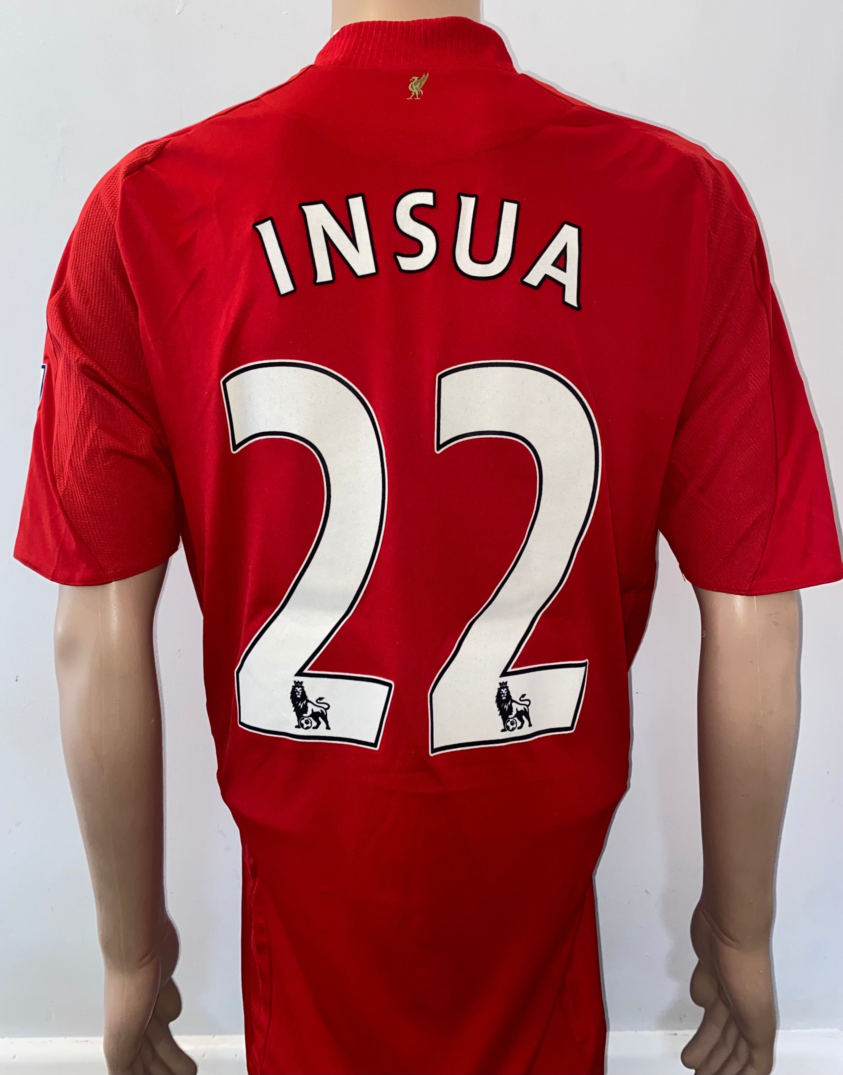 2009/10 LIVERPOOL MATCH ISSUE HOME SHIRT (INSUA #22)