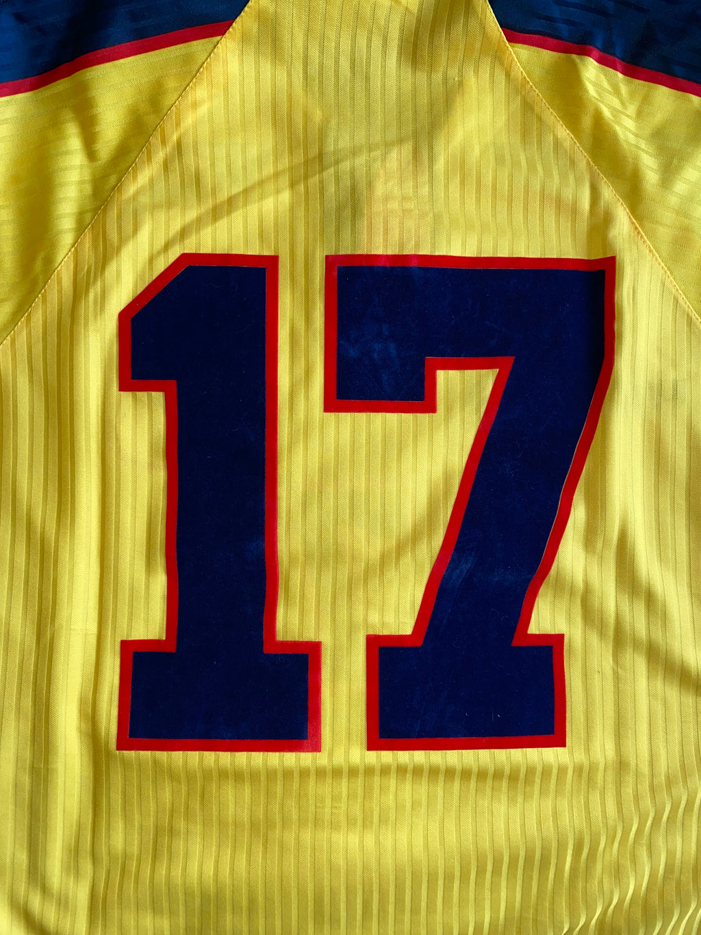 1998 SCOTLAND MATCHWORN UMBRO AWAY SHIRT #17