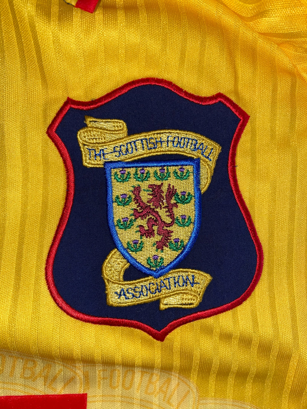 1998 SCOTLAND MATCHWORN UMBRO AWAY SHIRT #15