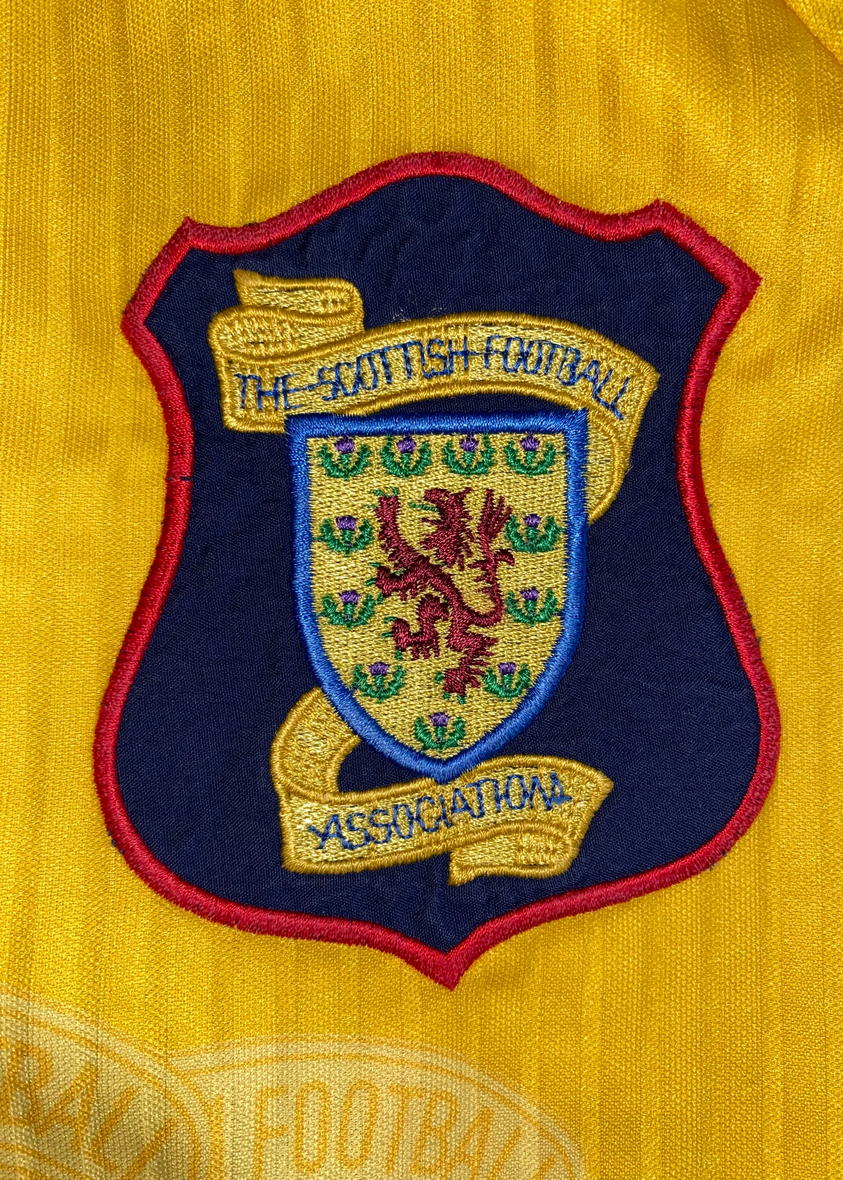 1998 SCOTLAND MATCHWORN UMBRO AWAY SHIRT #18
