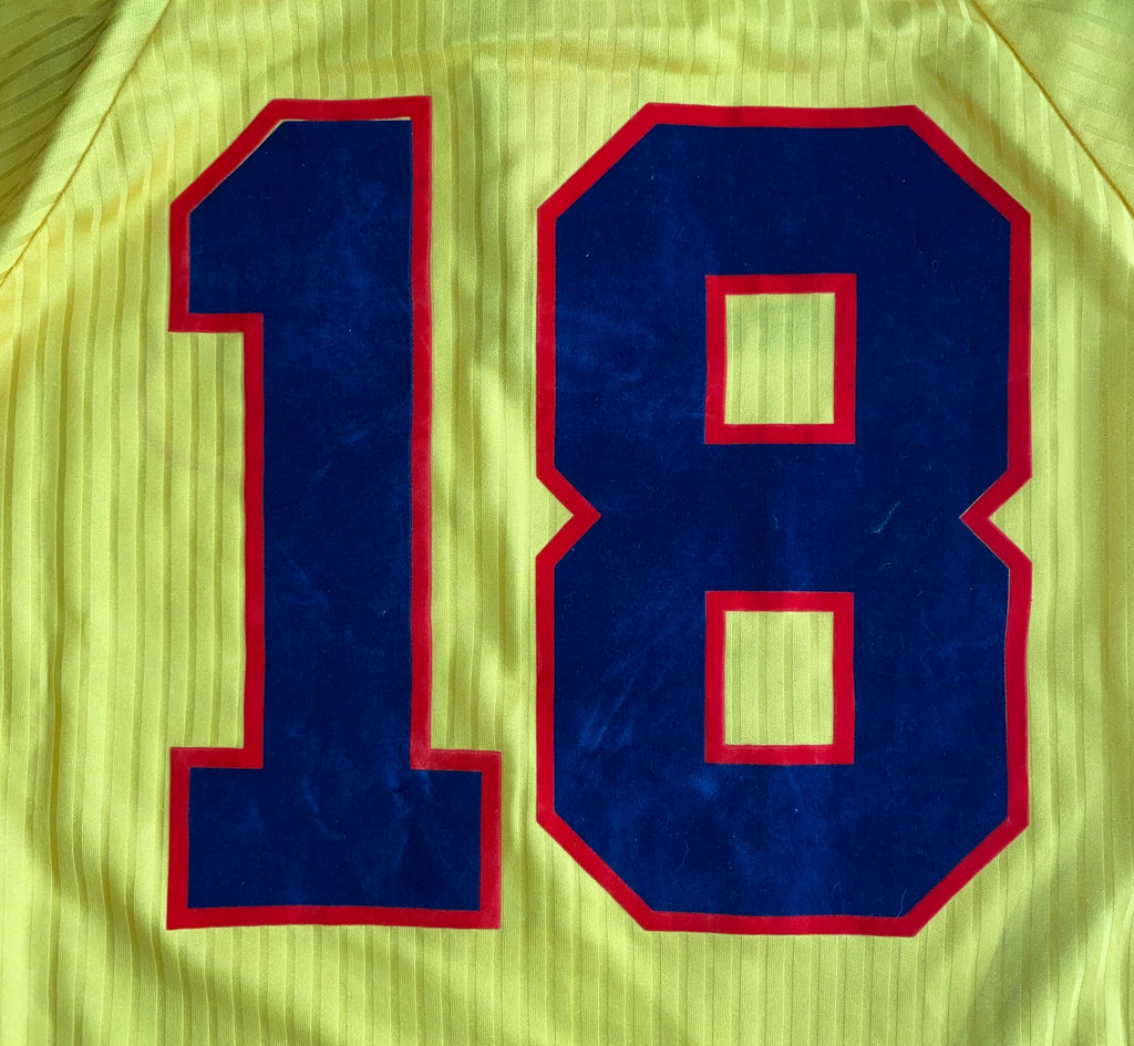 1998 SCOTLAND MATCHWORN UMBRO AWAY SHIRT #18