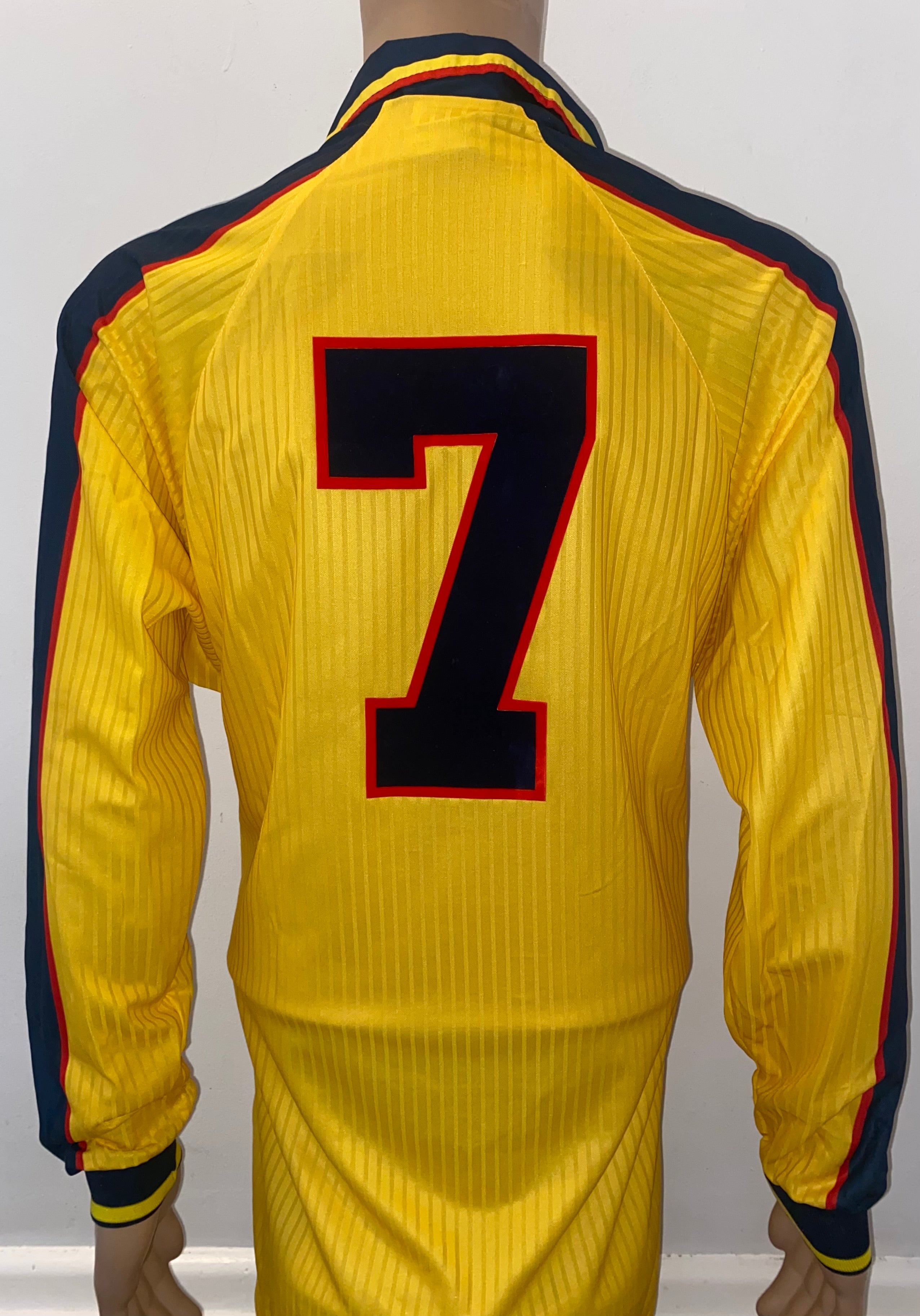 1997 SCOTLAND MATCHWORN UMBRO AWAY SHIRT #7