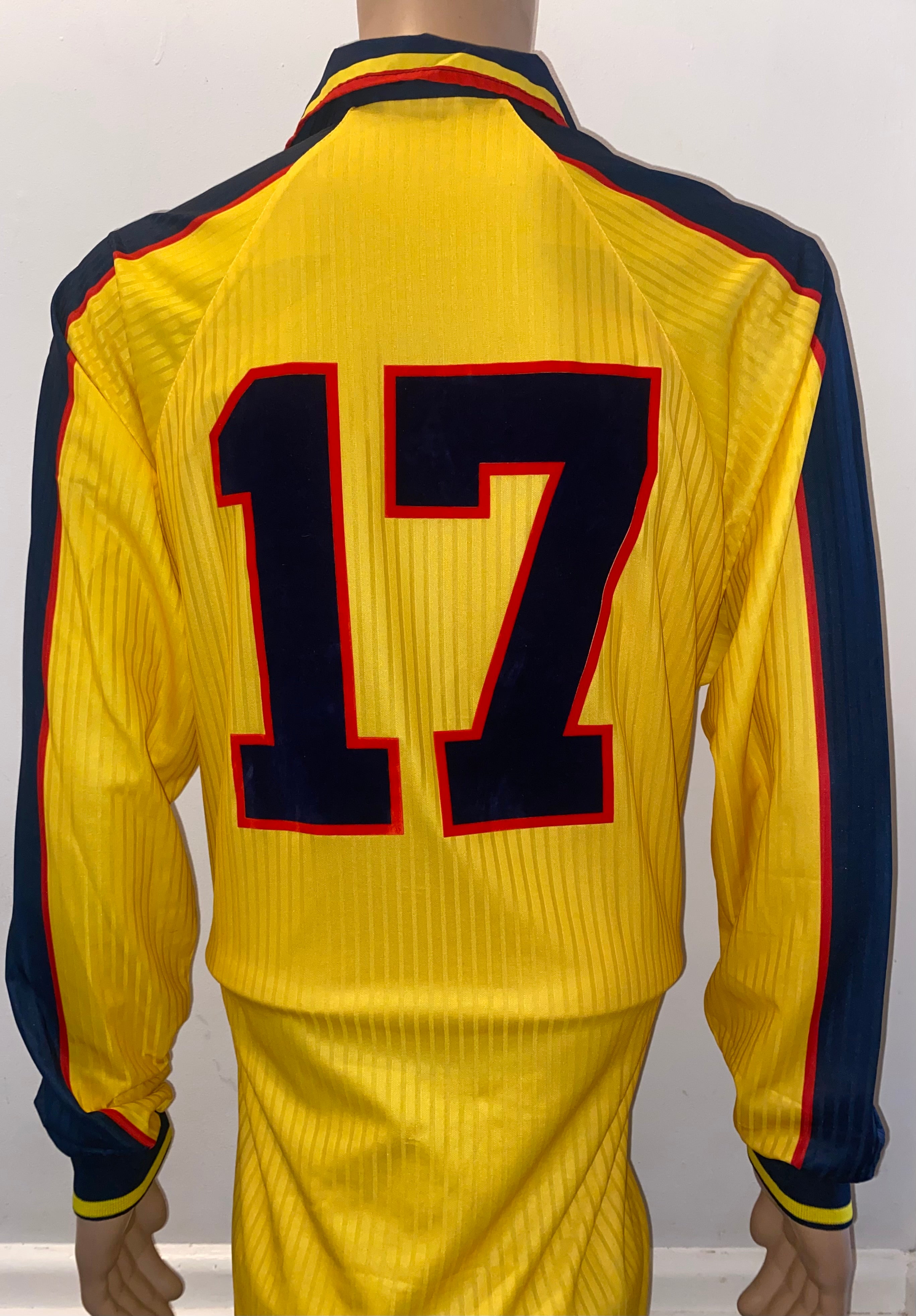 1998 SCOTLAND MATCHWORN UMBRO AWAY SHIRT #17