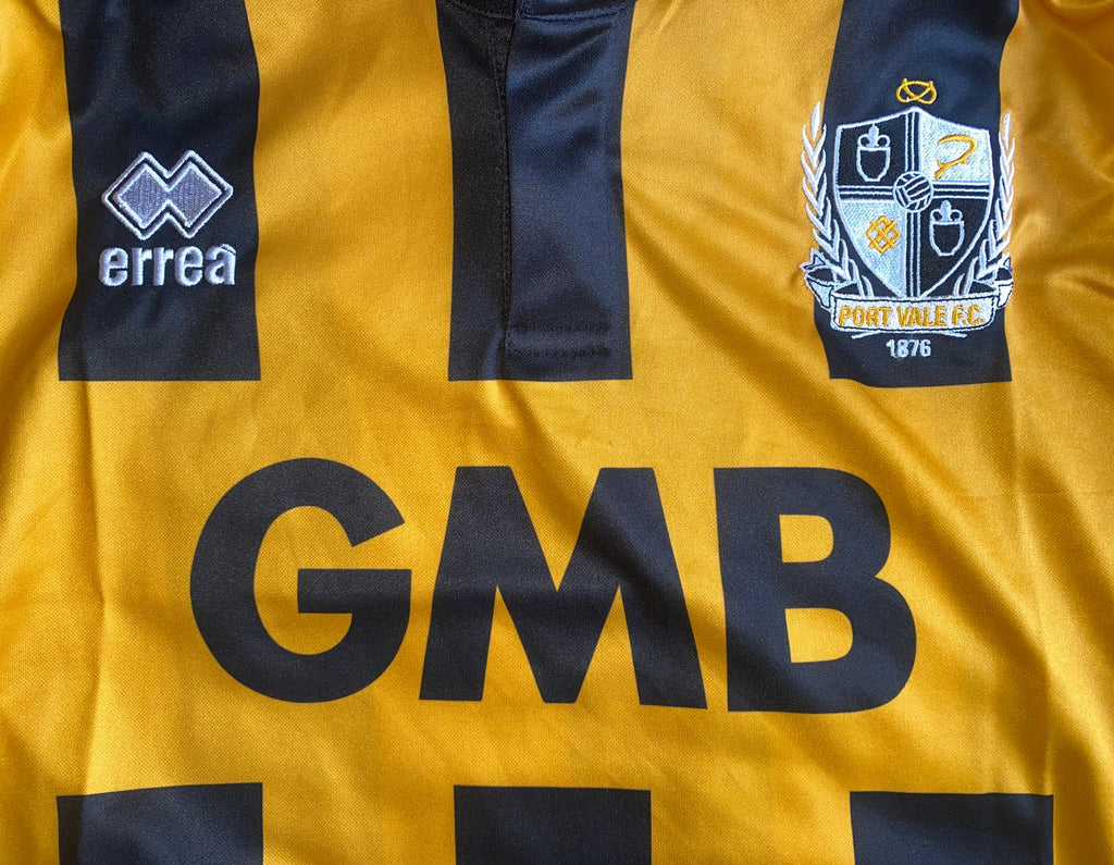 2014/15 PORT VALE MATCH ISSUE AWAY SHIRT (YATES #16)