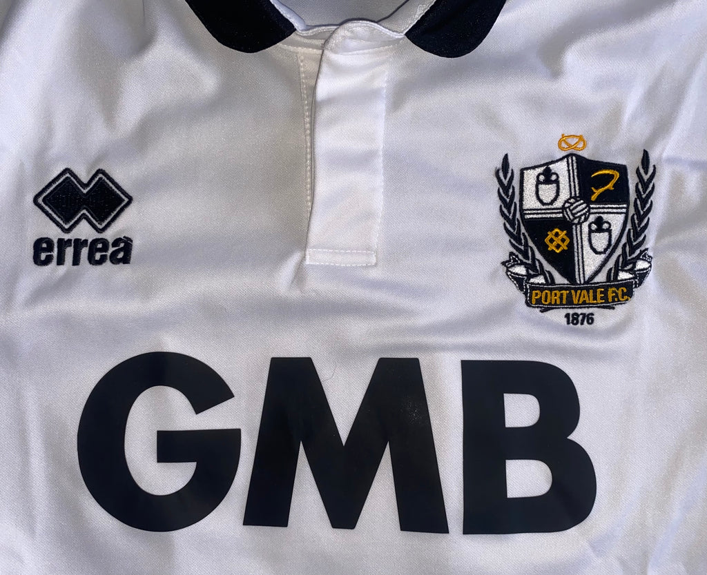 2014/15 PORT VALE MATCH ISSUE HOME SHIRT (COULIBALY #25)