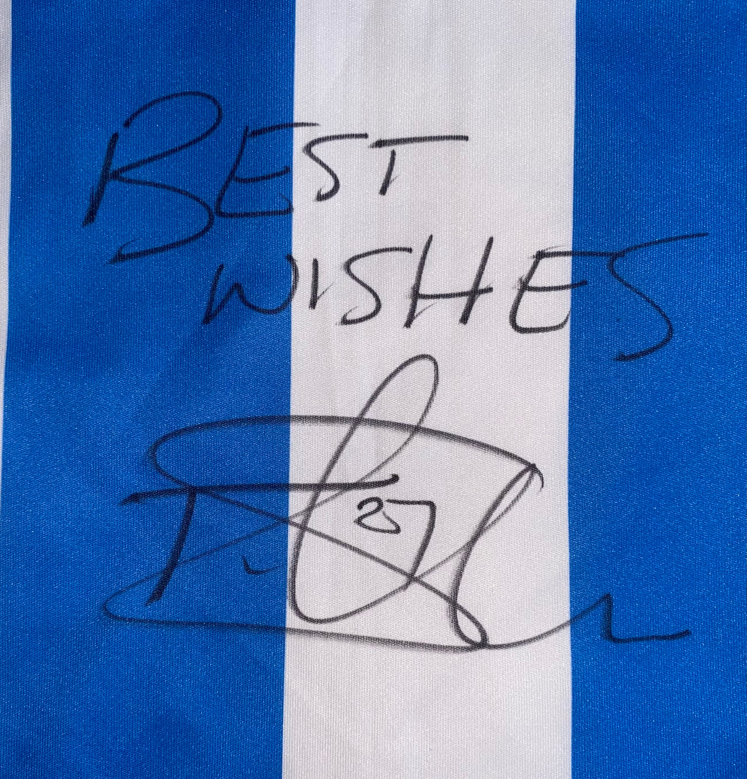 2013/14 HUDDERSFIELD TOWN MATCH WORN HOME SHIRT (SMITH #27)