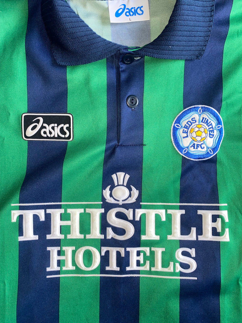 1994/95 LEEDS UNITED MATCH WORN AWAY SHIRT (COUZENS #23)