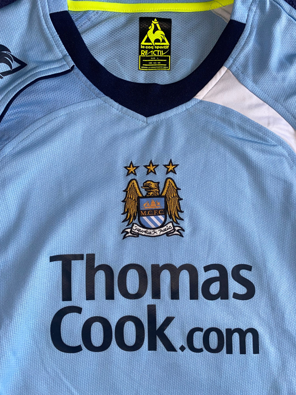 2008-09 MANCHESTER CITY MATCH ISSUE HOME L/S SHIRT HAMANN #21