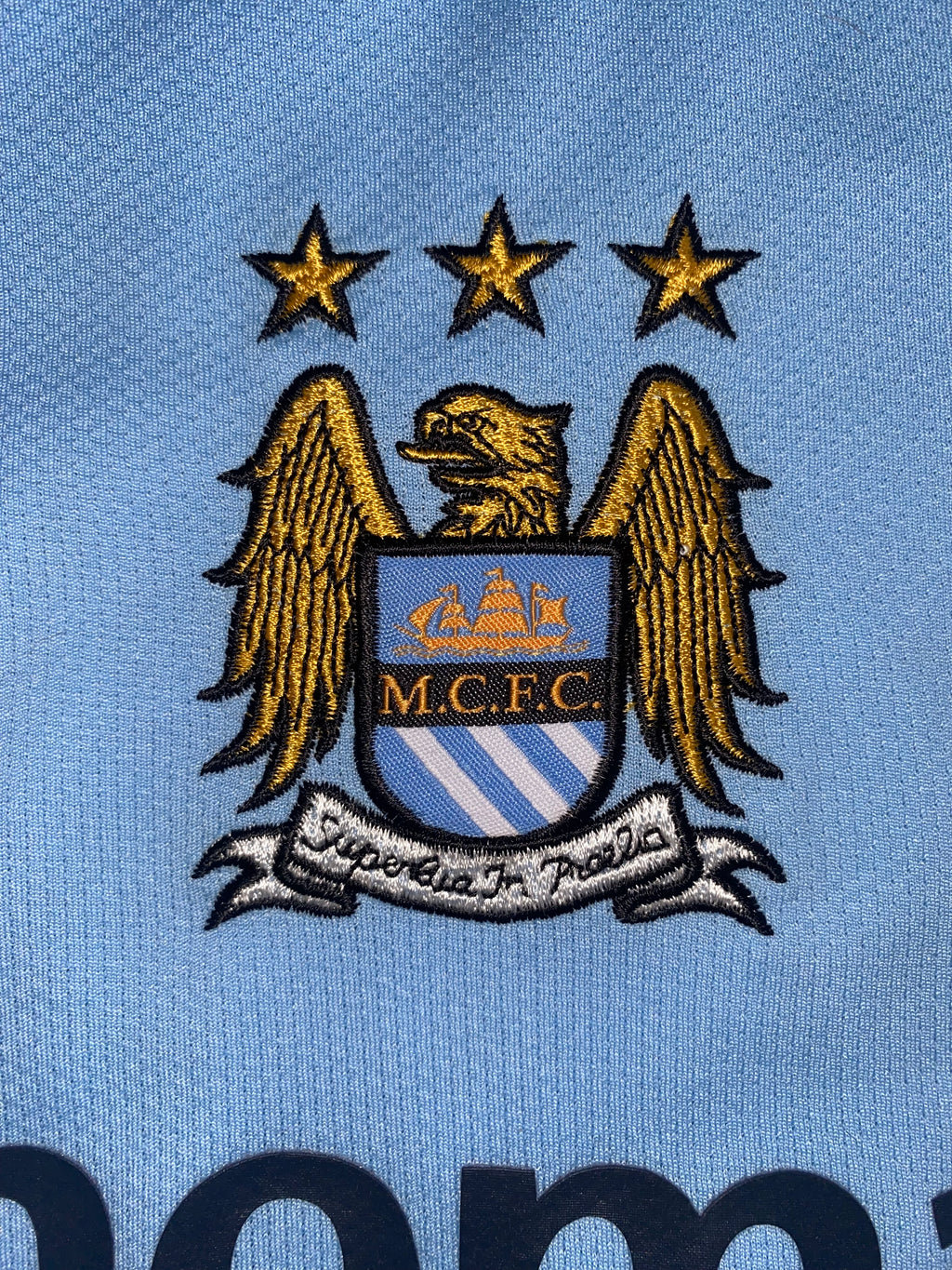 2008-09 MANCHESTER CITY MATCH ISSUE HOME L/S SHIRT HAMANN #21