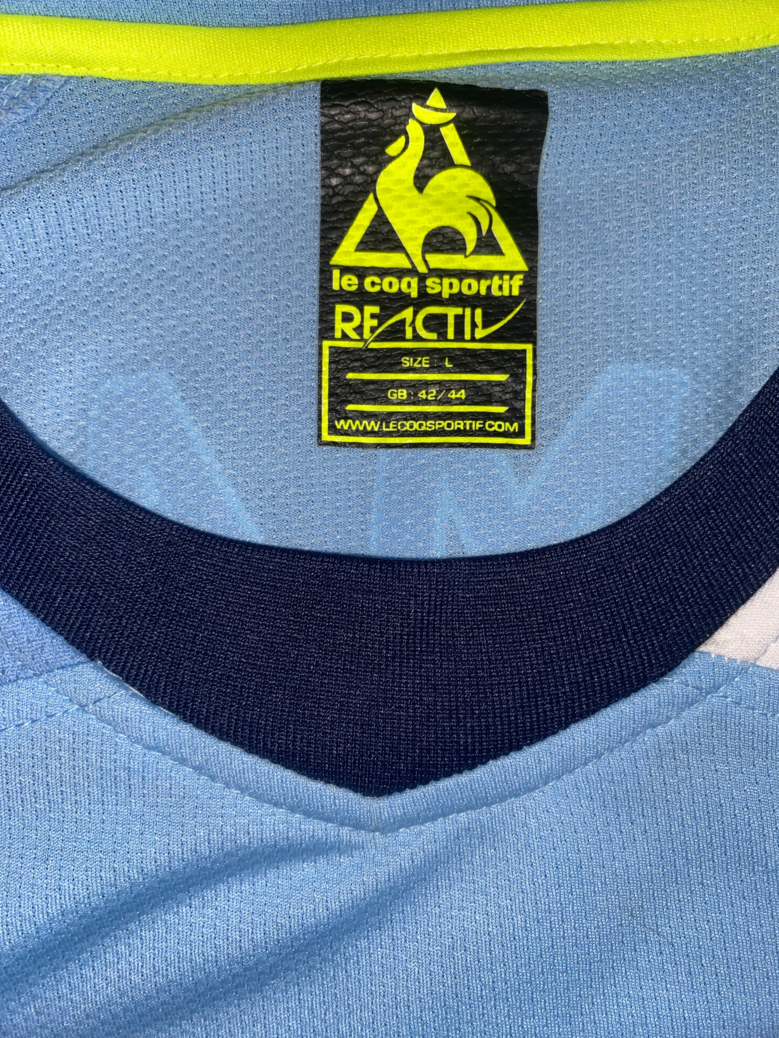 2008-09 MANCHESTER CITY MATCH ISSUE HOME L/S SHIRT HAMANN #21