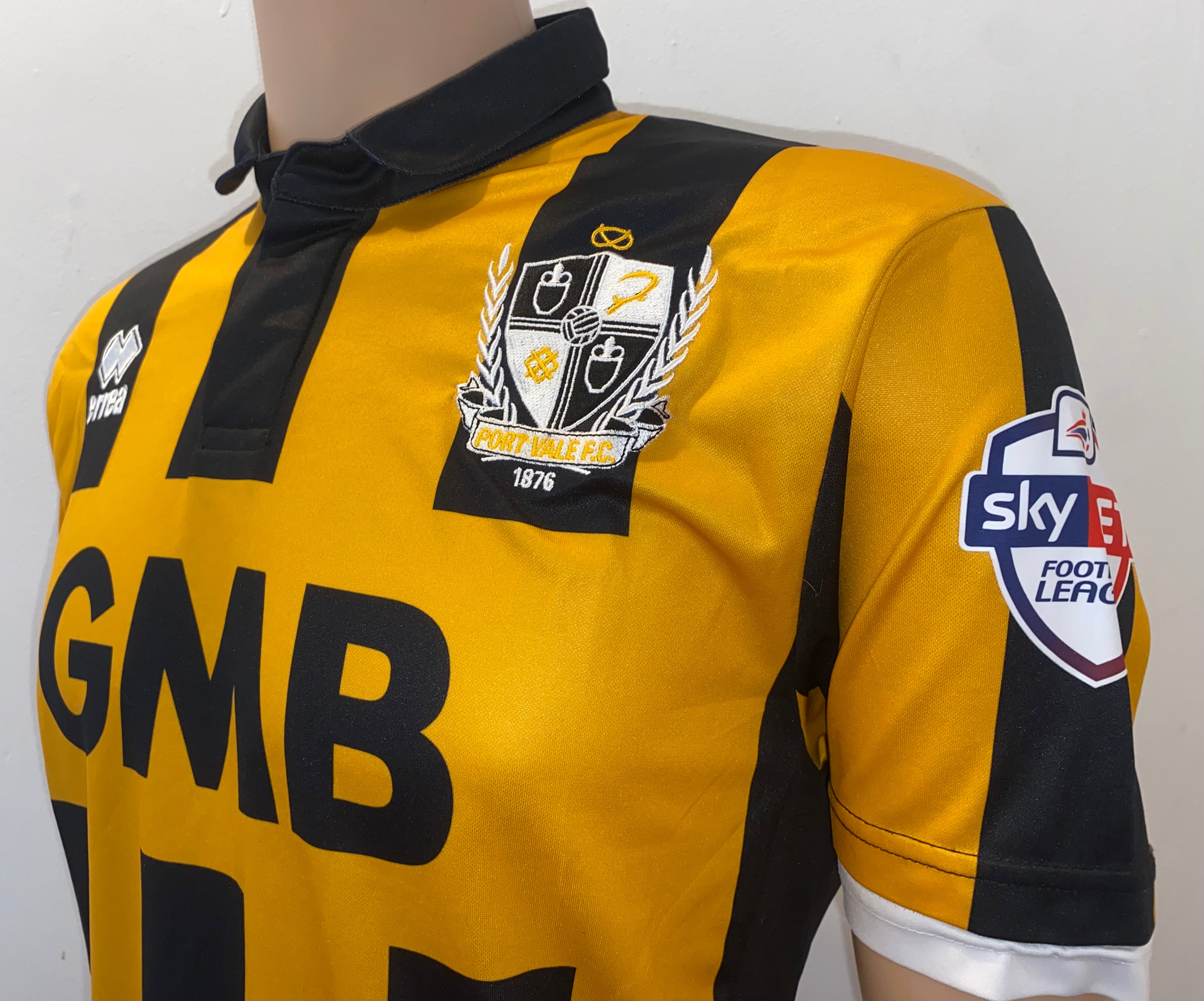 2014/15 PORT VALE MATCH ISSUE AWAY SHIRT (STREETE #4)