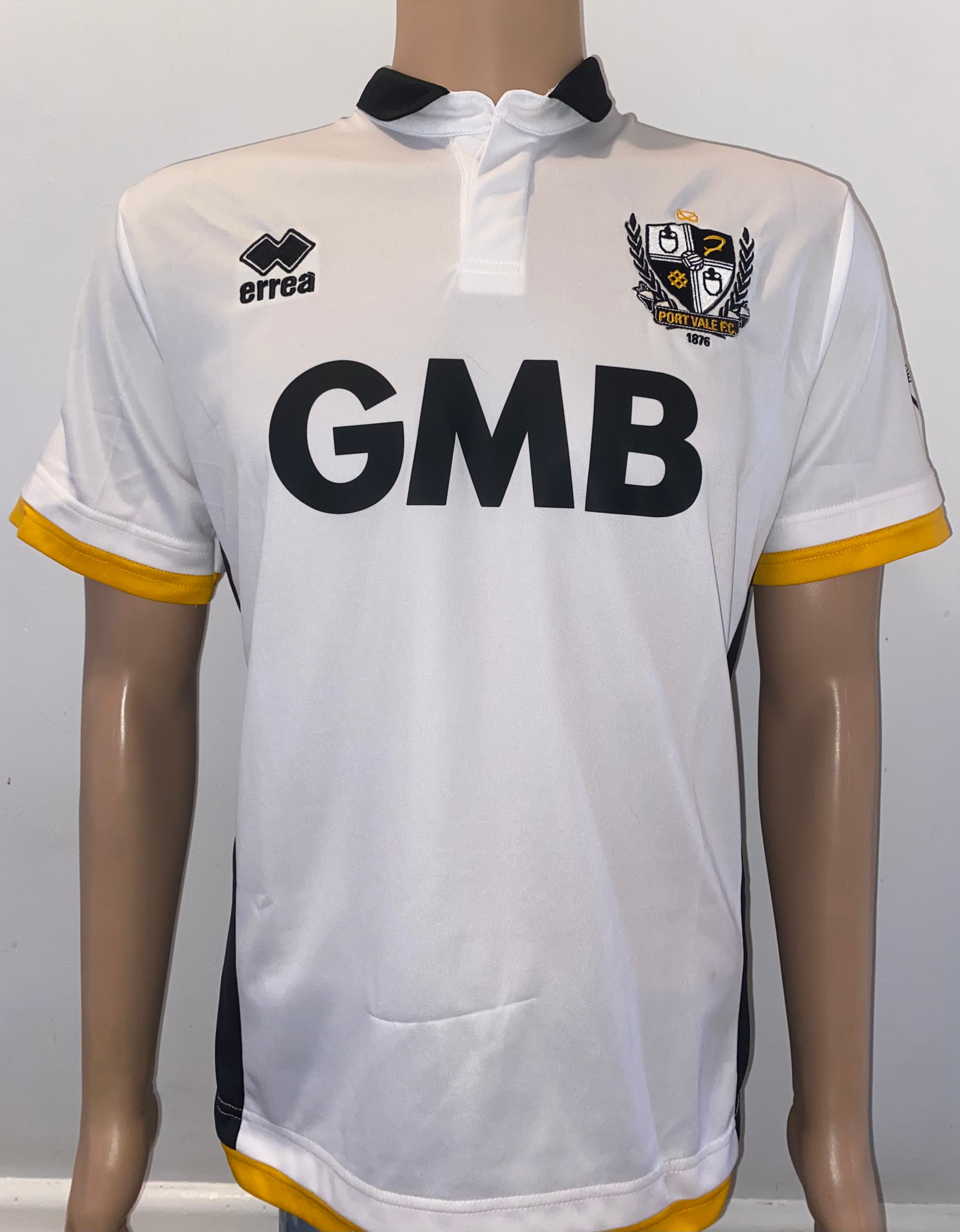 2014/15 PORT VALE MATCH ISSUE HOME SHIRT (COULIBALY #25)