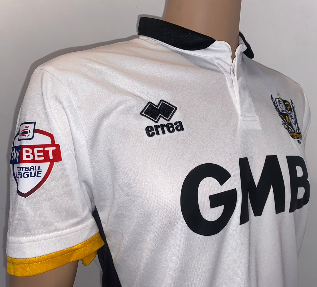 2014/15 PORT VALE MATCH ISSUE HOME SHIRT (COULIBALY #25)