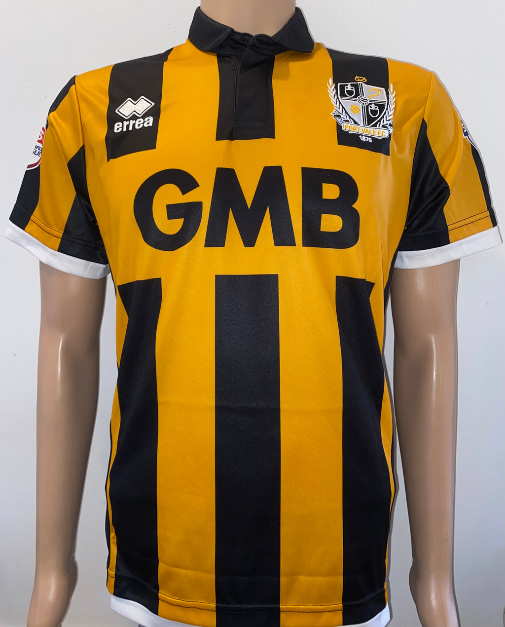 2014/15 PORT VALE MATCH ISSUE AWAY SHIRT (YATES #16)