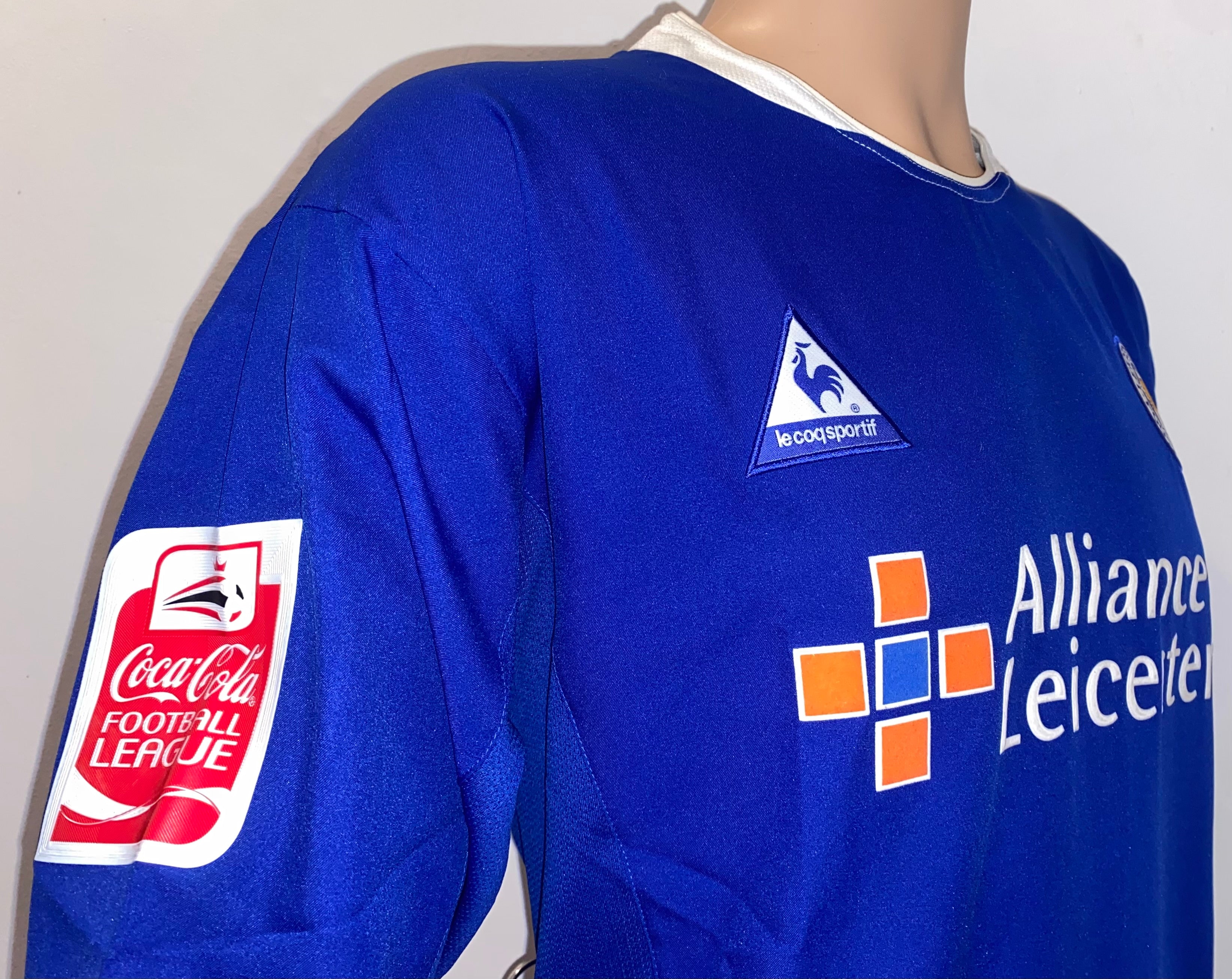 2004/05 LEICESTER CITY MATCH WORN HOME SHIRT (MARTIN KEOWN #5)