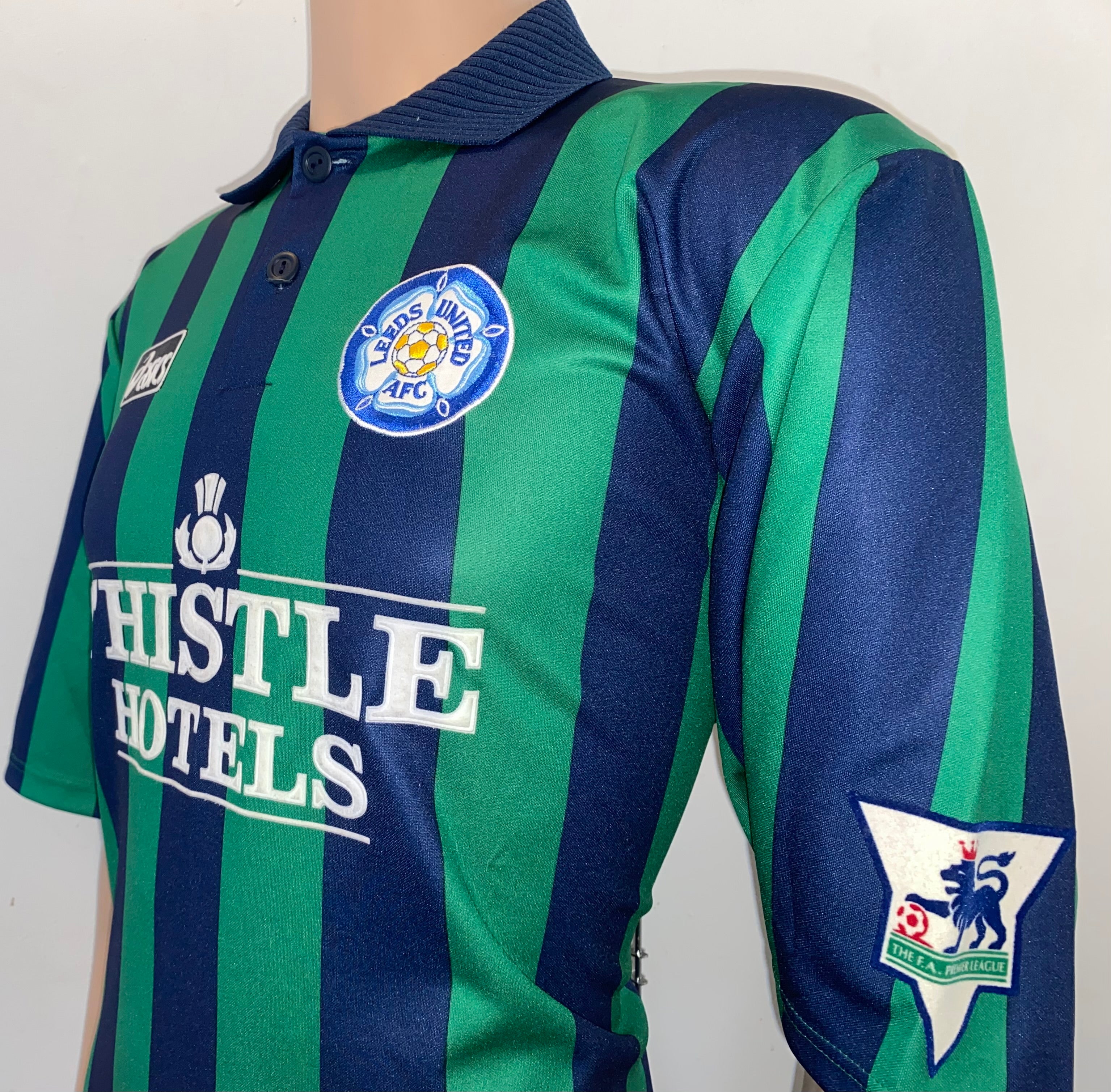 1994/95 LEEDS UNITED MATCH WORN AWAY SHIRT (COUZENS #23)