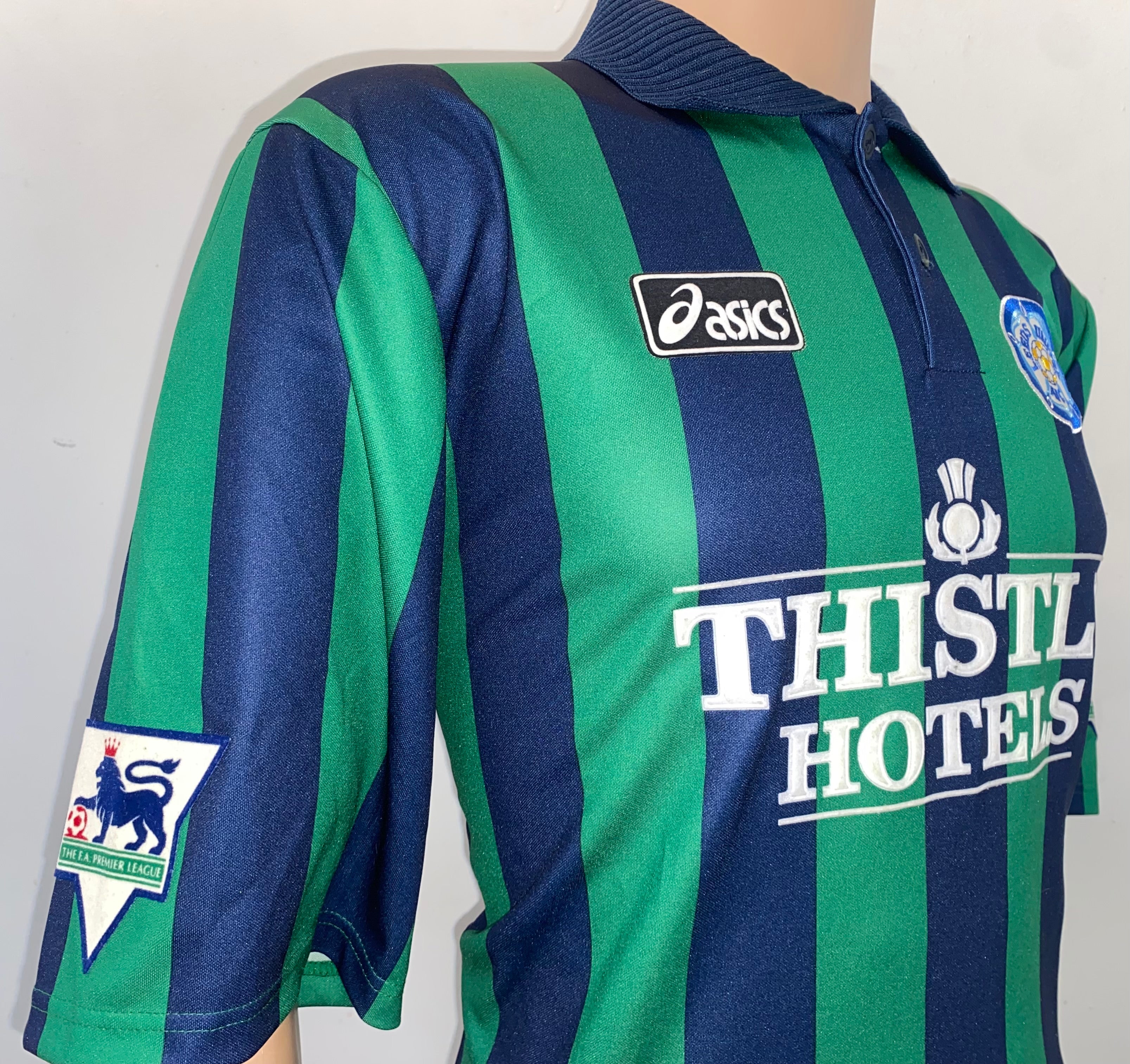 1994/95 LEEDS UNITED MATCH WORN AWAY SHIRT (COUZENS #23)