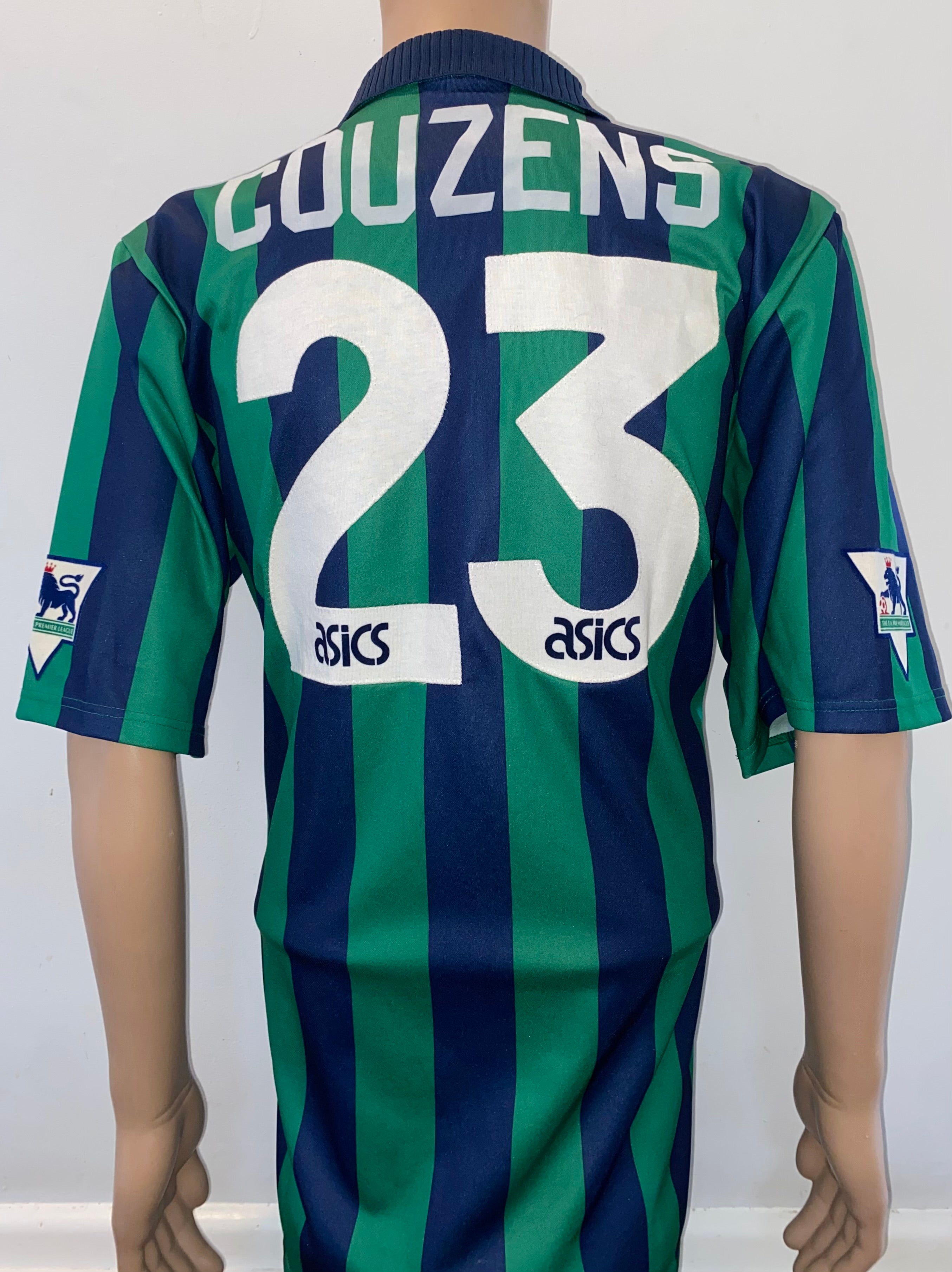 1994/95 LEEDS UNITED MATCH WORN AWAY SHIRT (COUZENS #23)