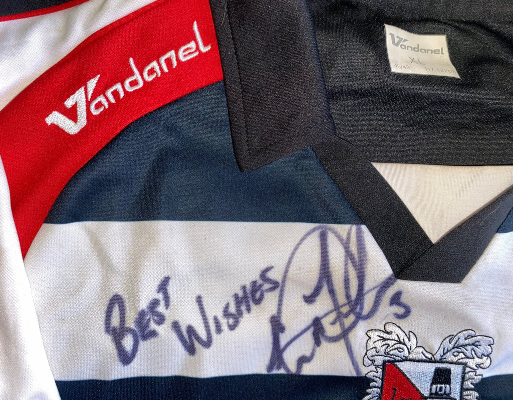 2008/09 DARLINGTON MATCH WORN HOME SHIRT (FORTUNE #3)