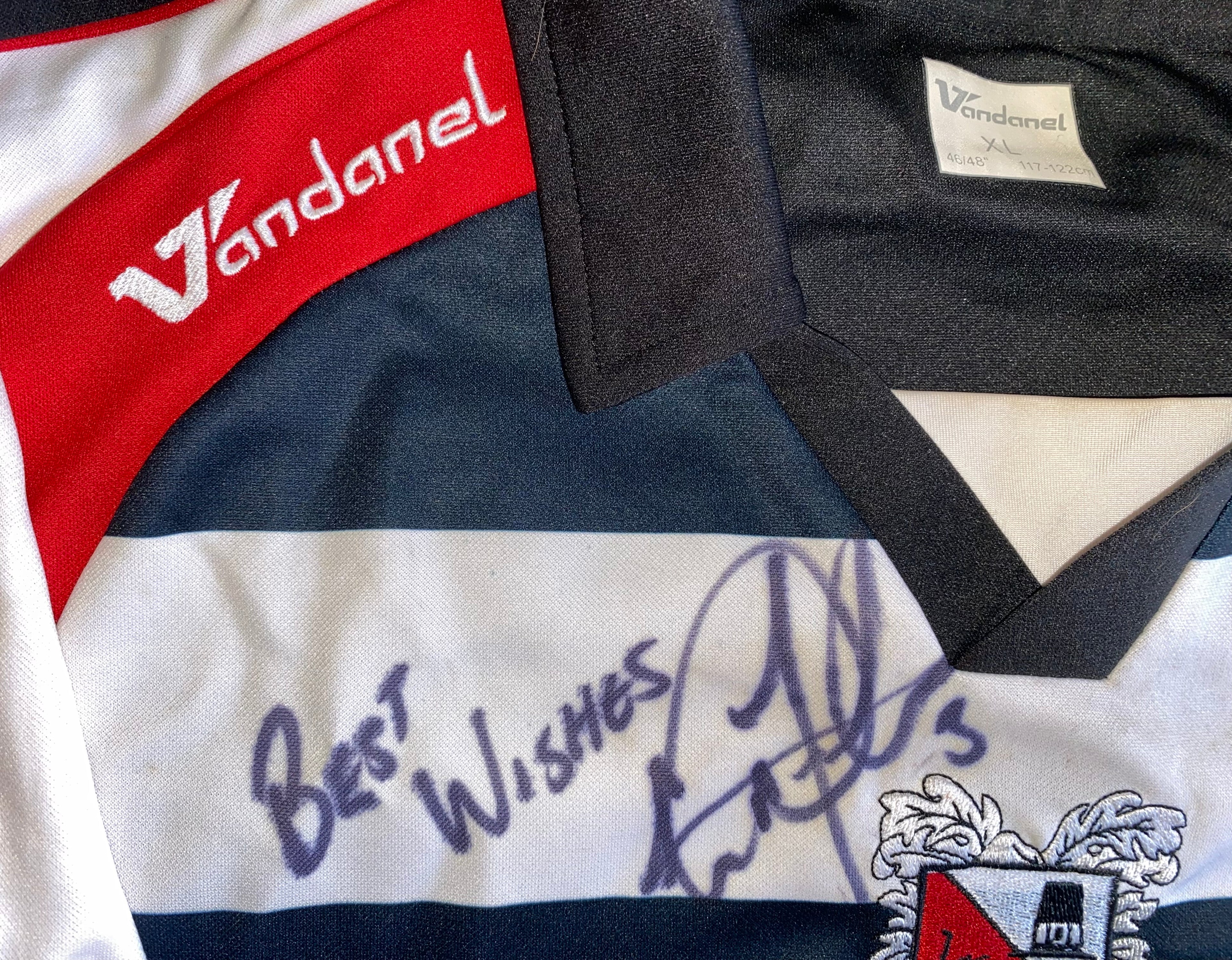 2008/09 DARLINGTON MATCH WORN HOME SHIRT (FORTUNE #3)