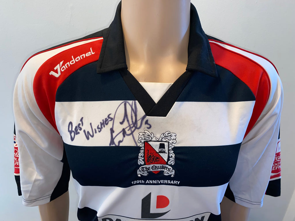2008/09 DARLINGTON MATCH WORN HOME SHIRT (FORTUNE #3)