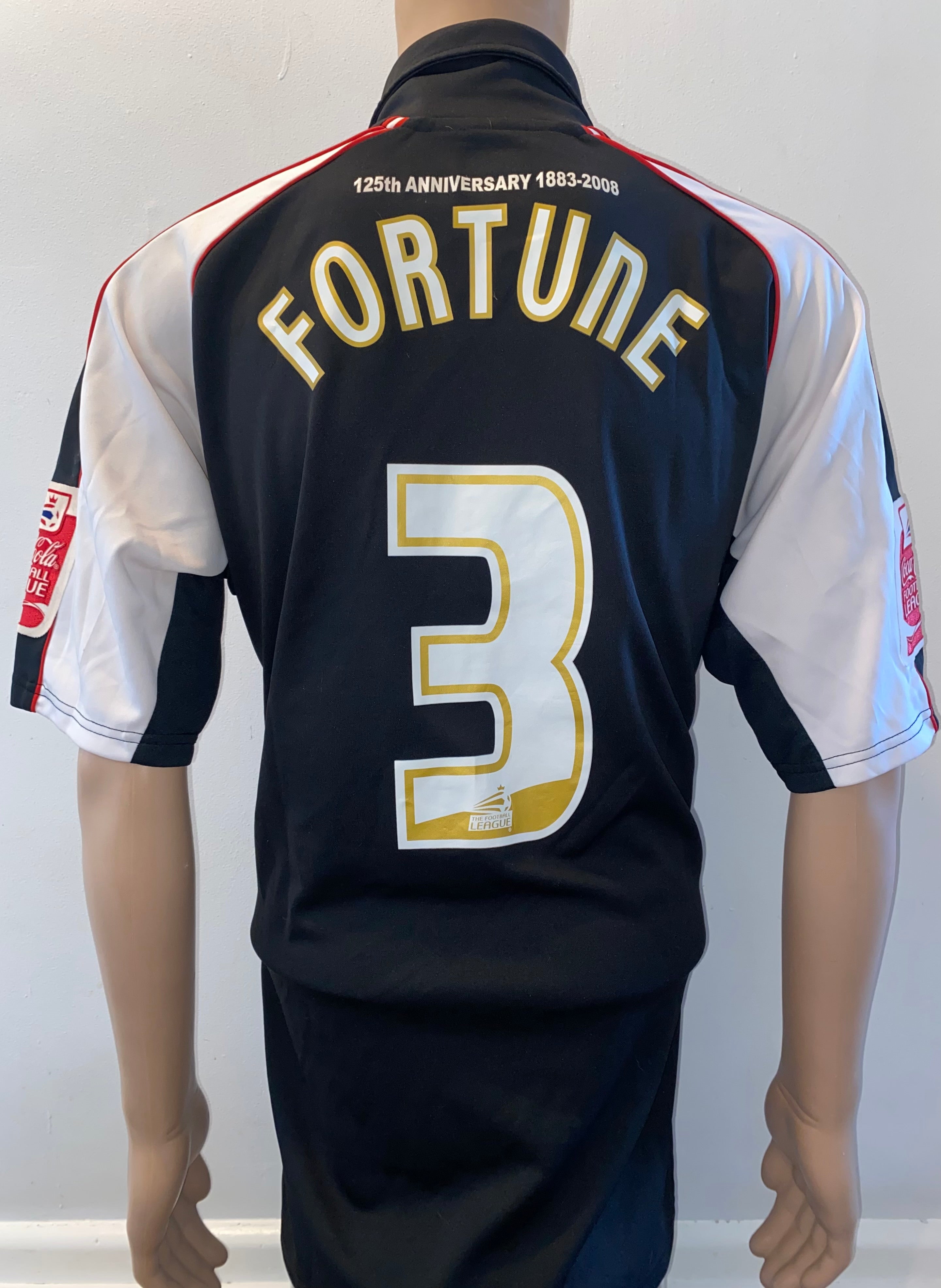 2008/09 DARLINGTON MATCH WORN HOME SHIRT (FORTUNE #3)