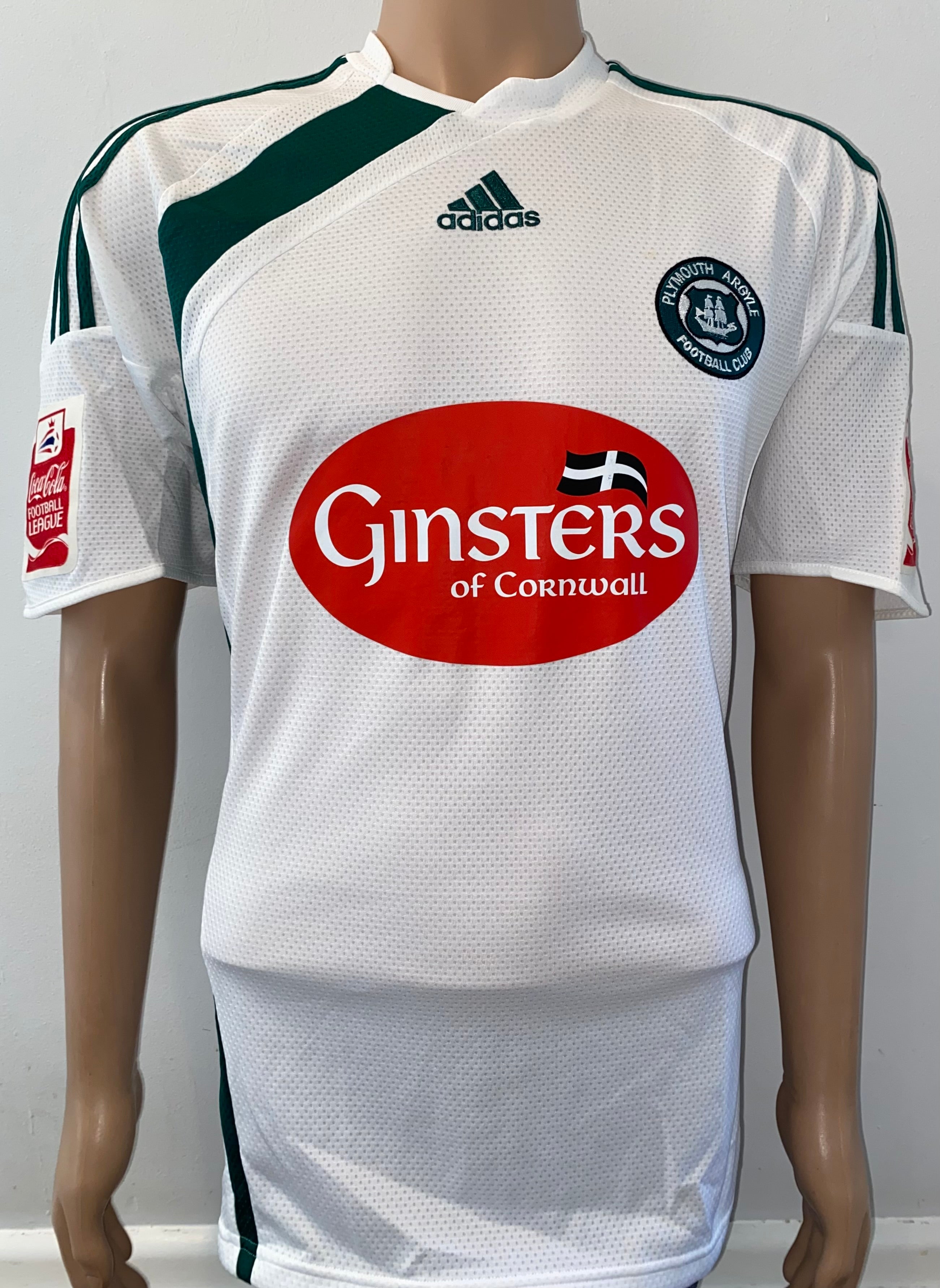 2009/10 PLYMOUTH ARGYLE MATCH WORN AWAY SHIRT (SEIP #19)