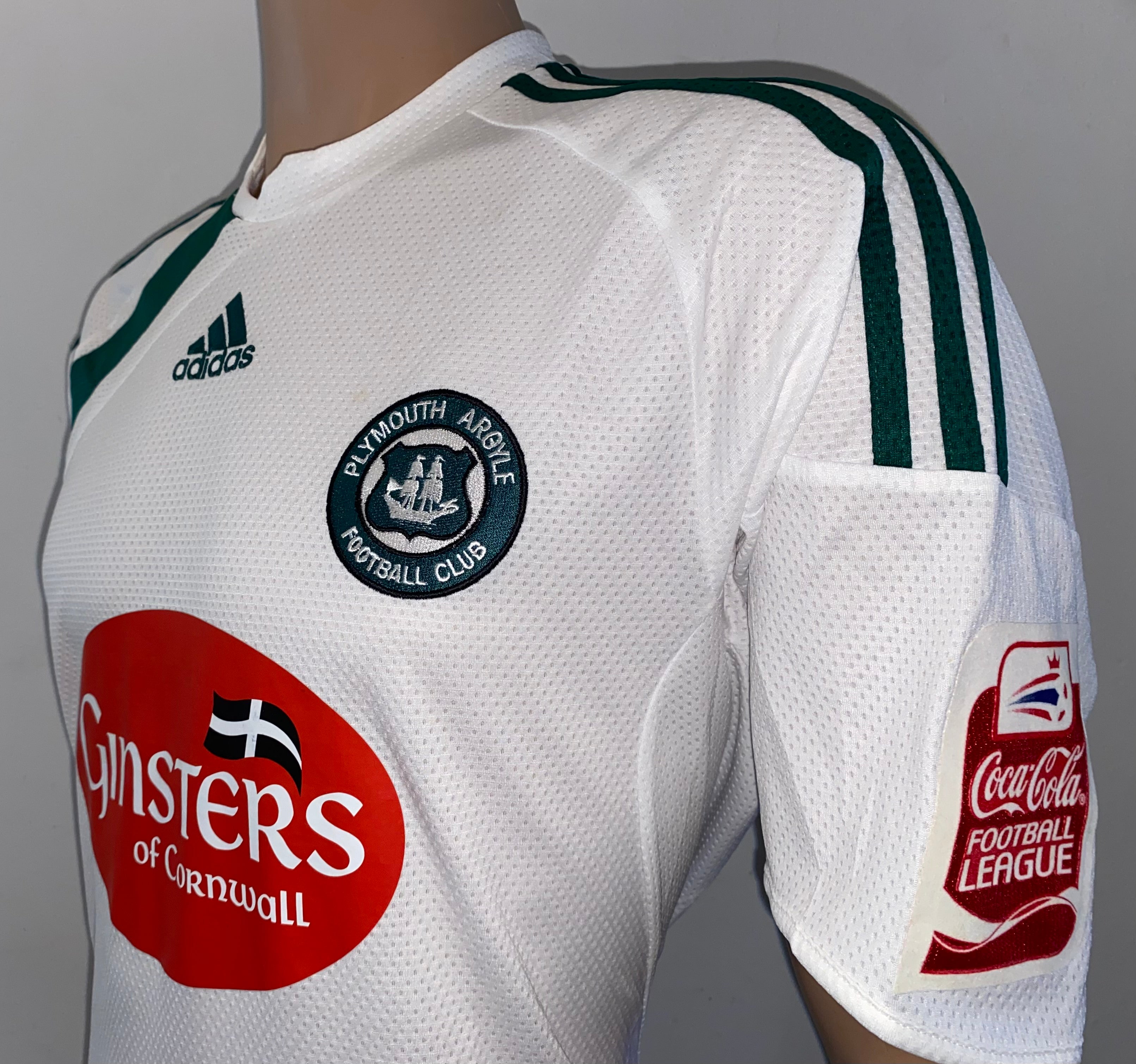 2009/10 PLYMOUTH ARGYLE MATCH WORN AWAY SHIRT (SEIP #19)