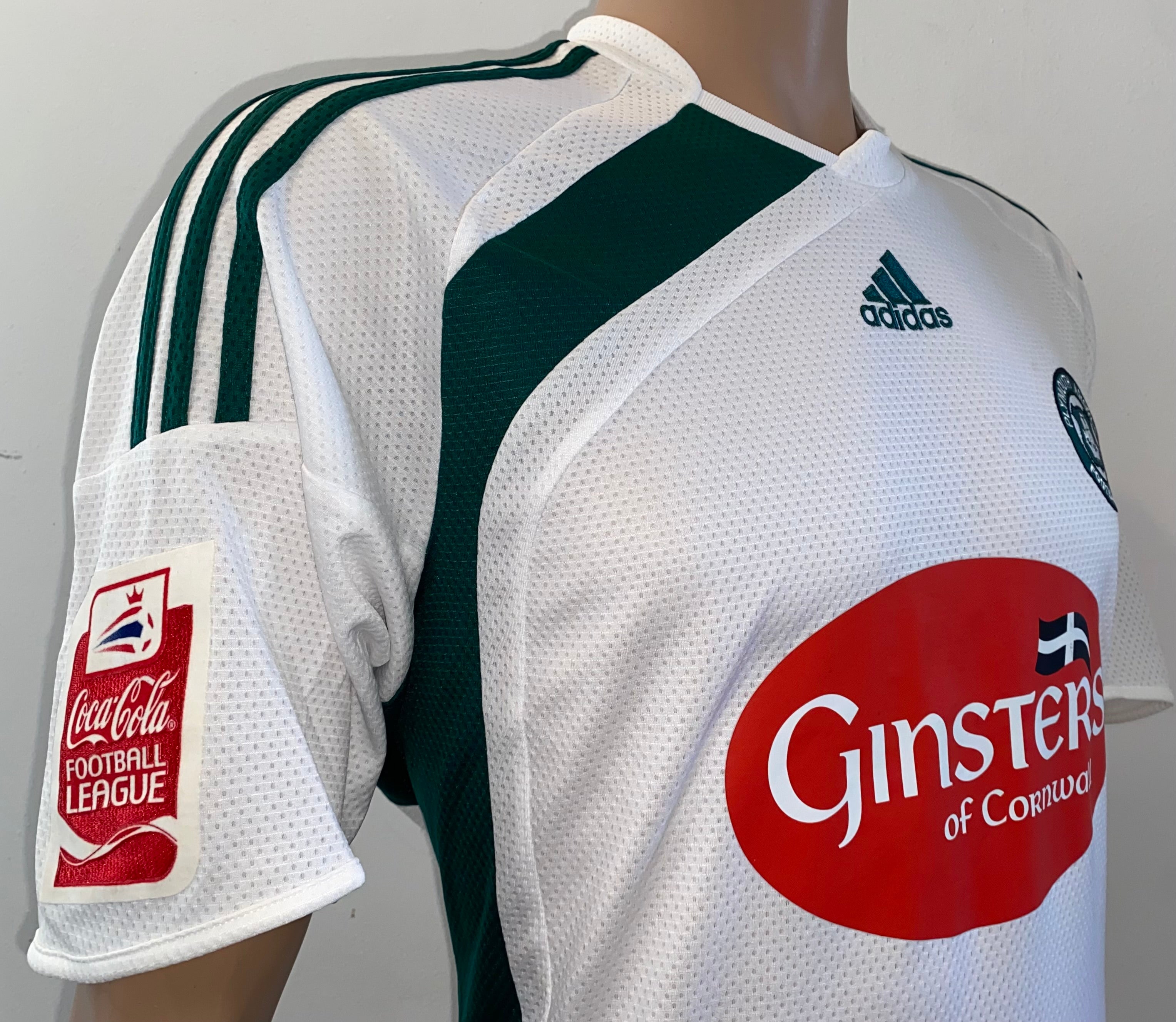 2009/10 PLYMOUTH ARGYLE MATCH WORN AWAY SHIRT (SEIP #19)