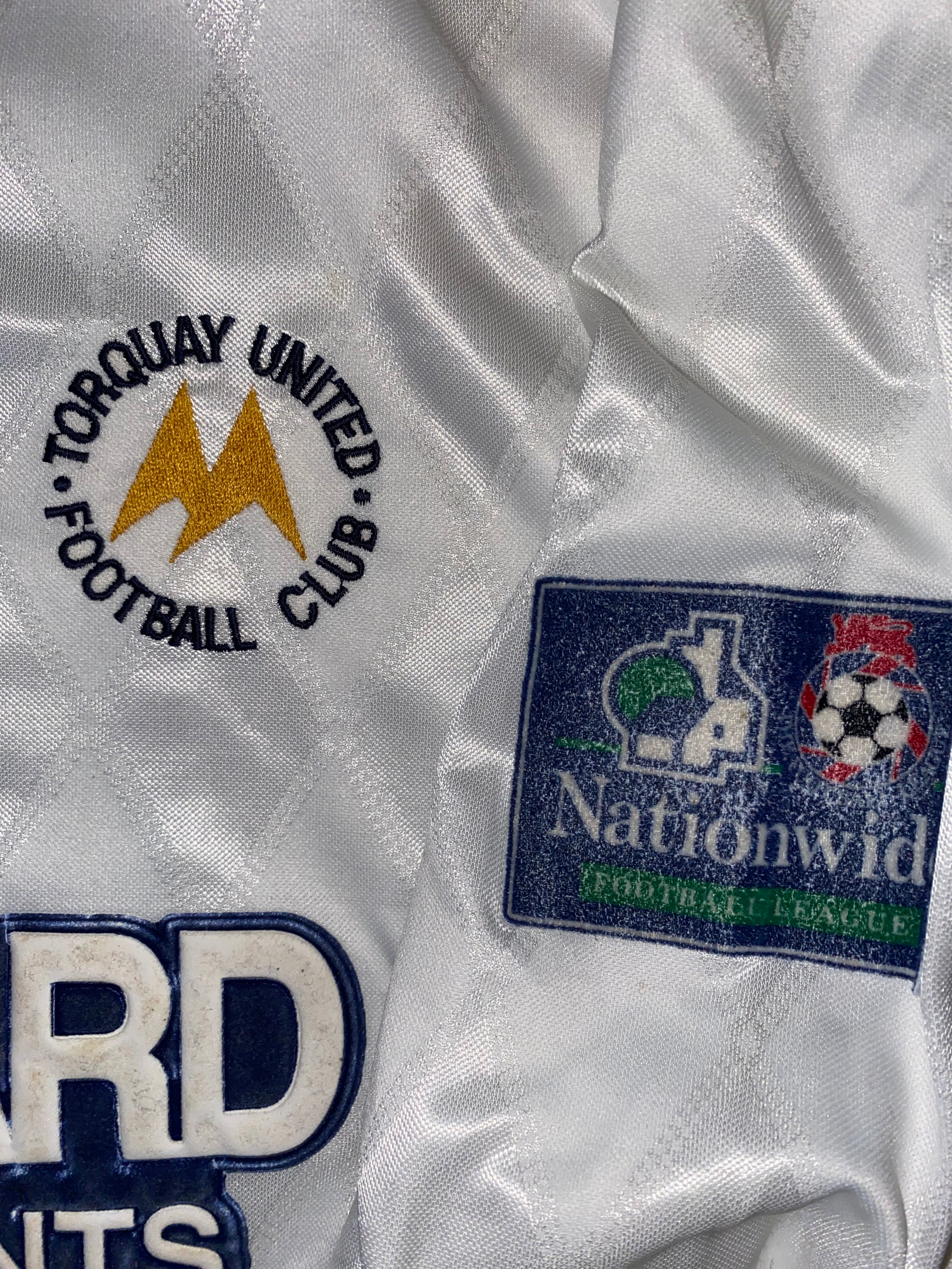 1998/99 TORQUAY UNITED MATCH WORN AWAY SHIRT #10