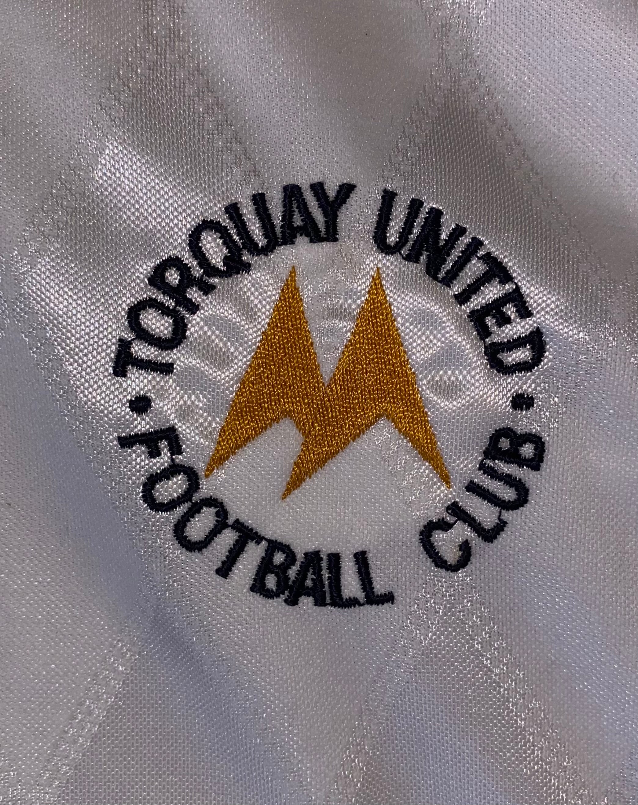 1999/2000 TORQUAY UNITED MATCH WORN AWAY SHIRT NICHOLS #18)
