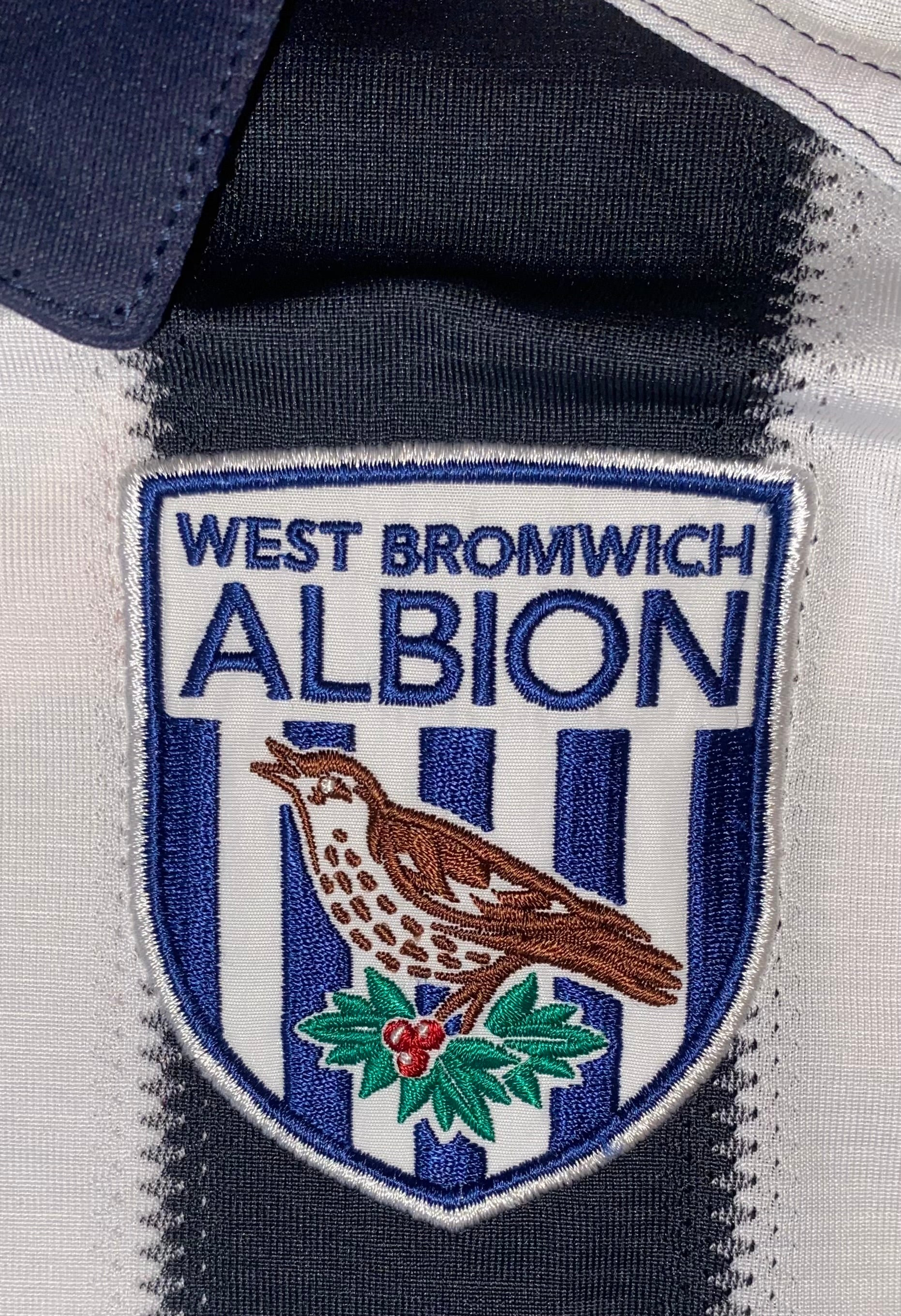 2010/11 WEST BROMWICH ALBION MATCH WORN SHIRT (BARNETT #25)