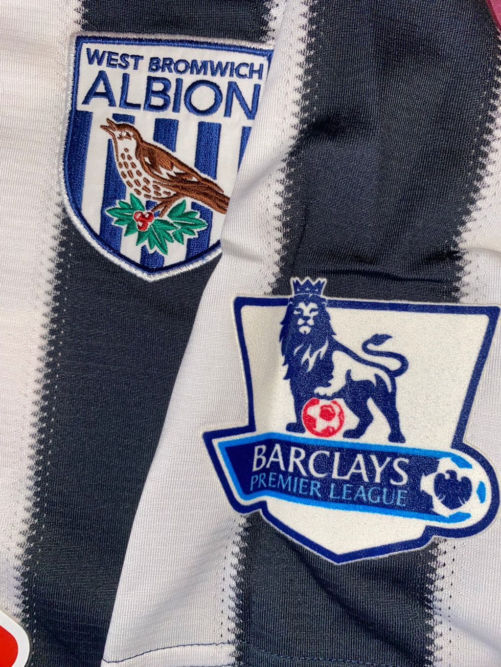 2010/11 WEST BROMWICH ALBION MATCH WORN SHIRT (BARNETT #25)